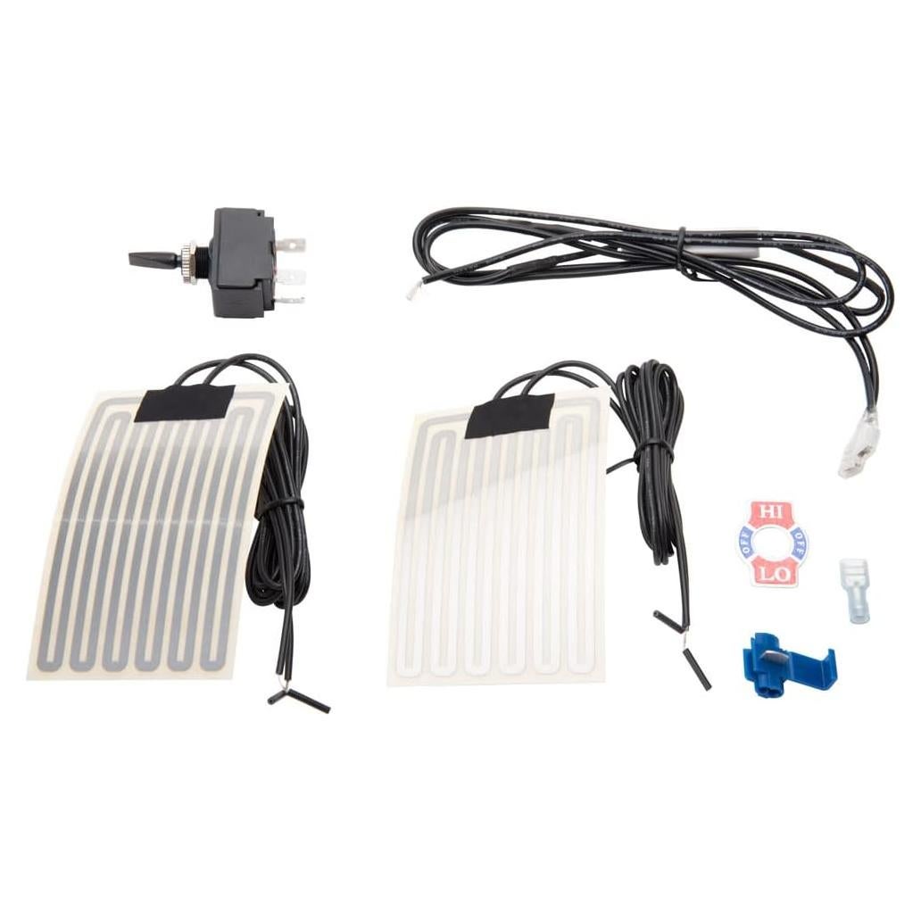 Kit de Agarre Calentado Tusk para ATV - Goma Negra con Control Digital