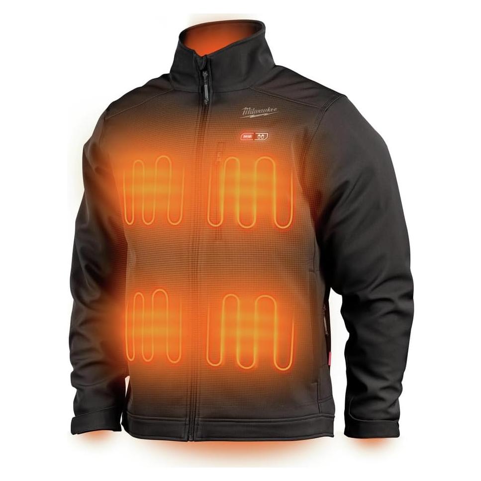 Chaqueta Térmica Milwaukee M12 Toughshell Negra Mediana