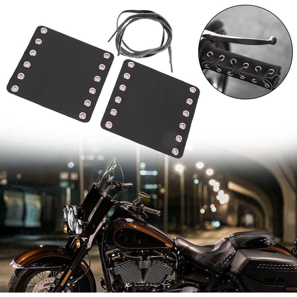 Cubiertas de Agarre de Manillar Aramox para Motocicleta - Negro