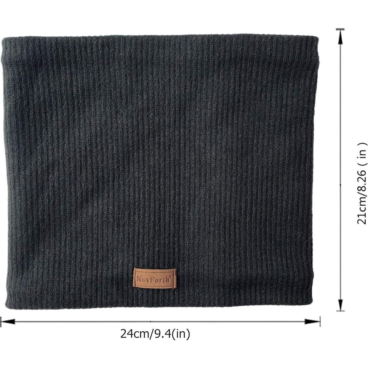 Calentador de Cuello NovForth Gaiter de Forro Polar Unisex Negro