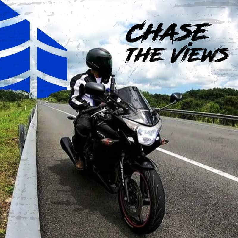 Chaqueta de Motocicleta HWK Spyder Cordura 600D Roja Mediana