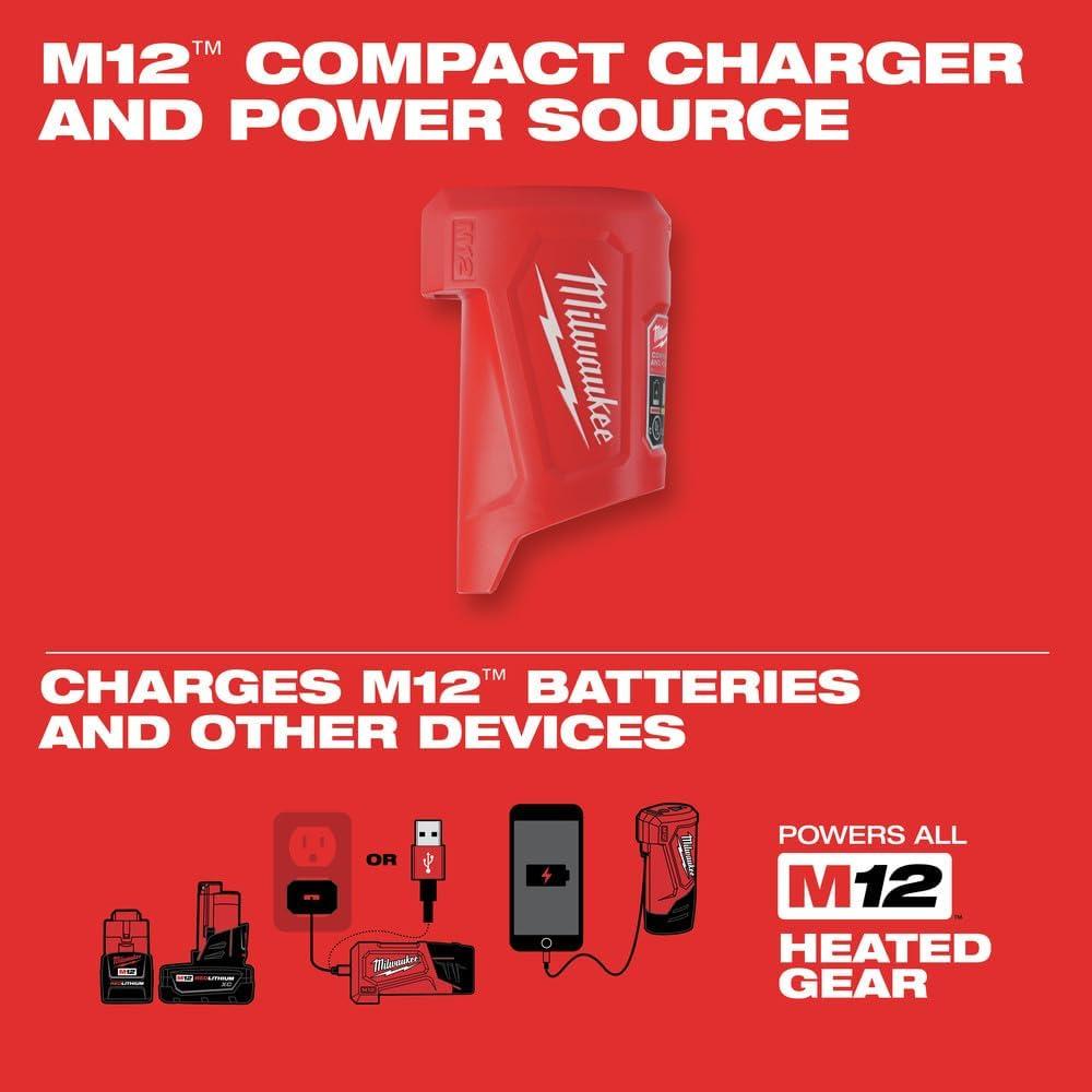 Chaqueta Calentada Inalámbrica Milwaukee M12 TOUGHSHELL - Grande