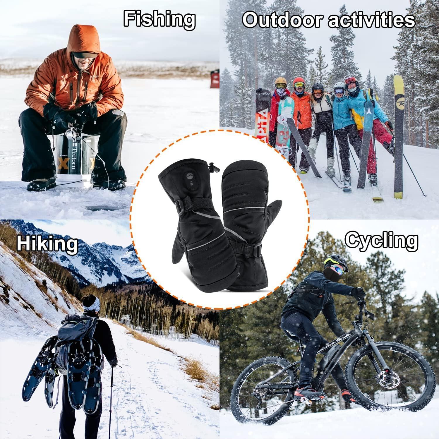 Pasamontañas Calentado WERMSOCK Negro Mediano para Esquí