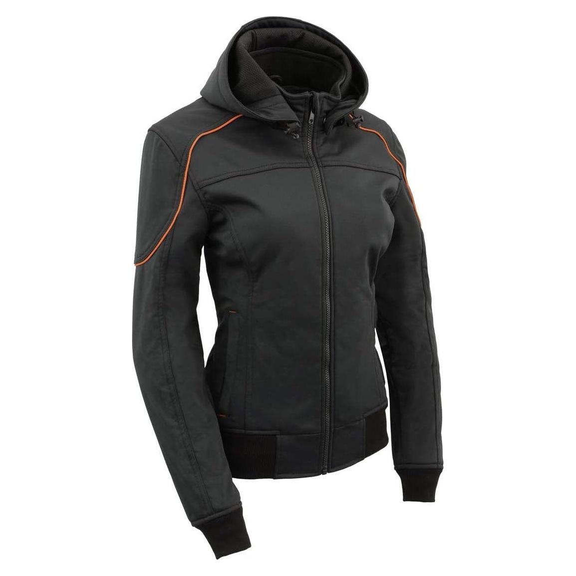 Chaqueta de Motocicleta Mujer Milwaukee Leather MPL2764 Negra
