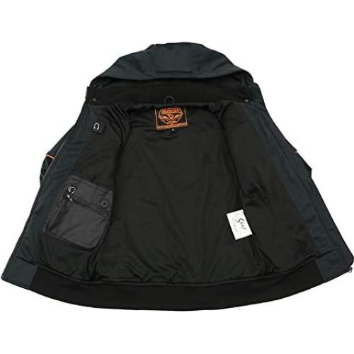 Chaqueta de Motocicleta Mujer Milwaukee Leather MPL2764 Negra
