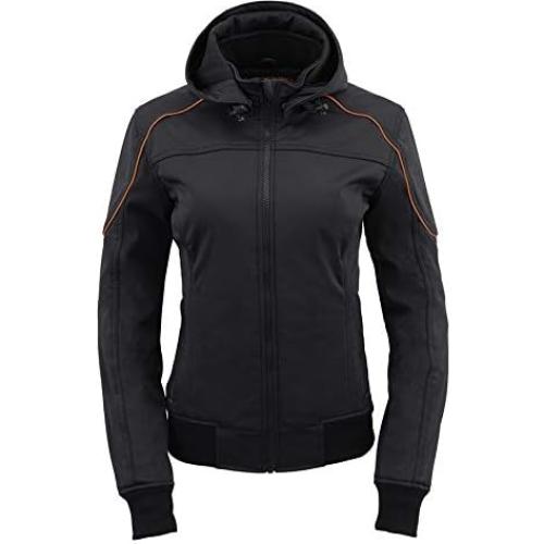 Chaqueta de Motocicleta Mujer Milwaukee Leather MPL2764 Negra