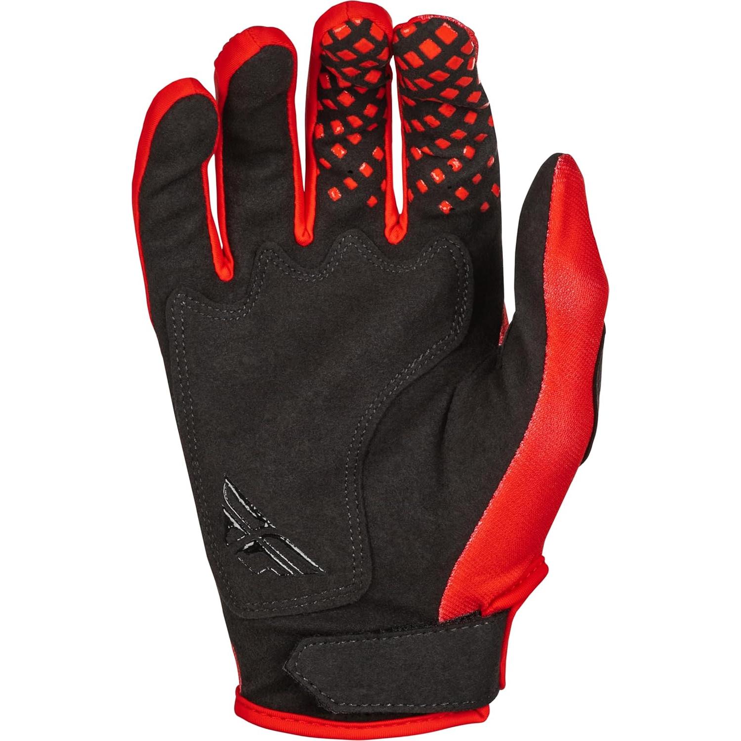 Guantes de Ciclismo Fly Racing Kinetic Center Rojo/Negro Grande
