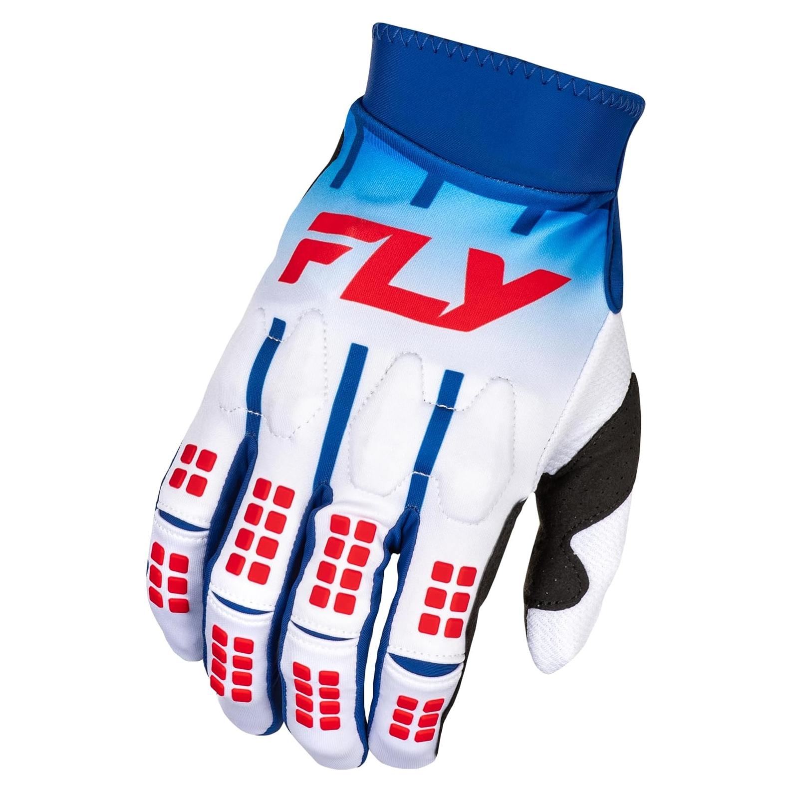 Guantes de Motocross Fly Racing Evolution DST Rojo/Blanco/Azul Grande