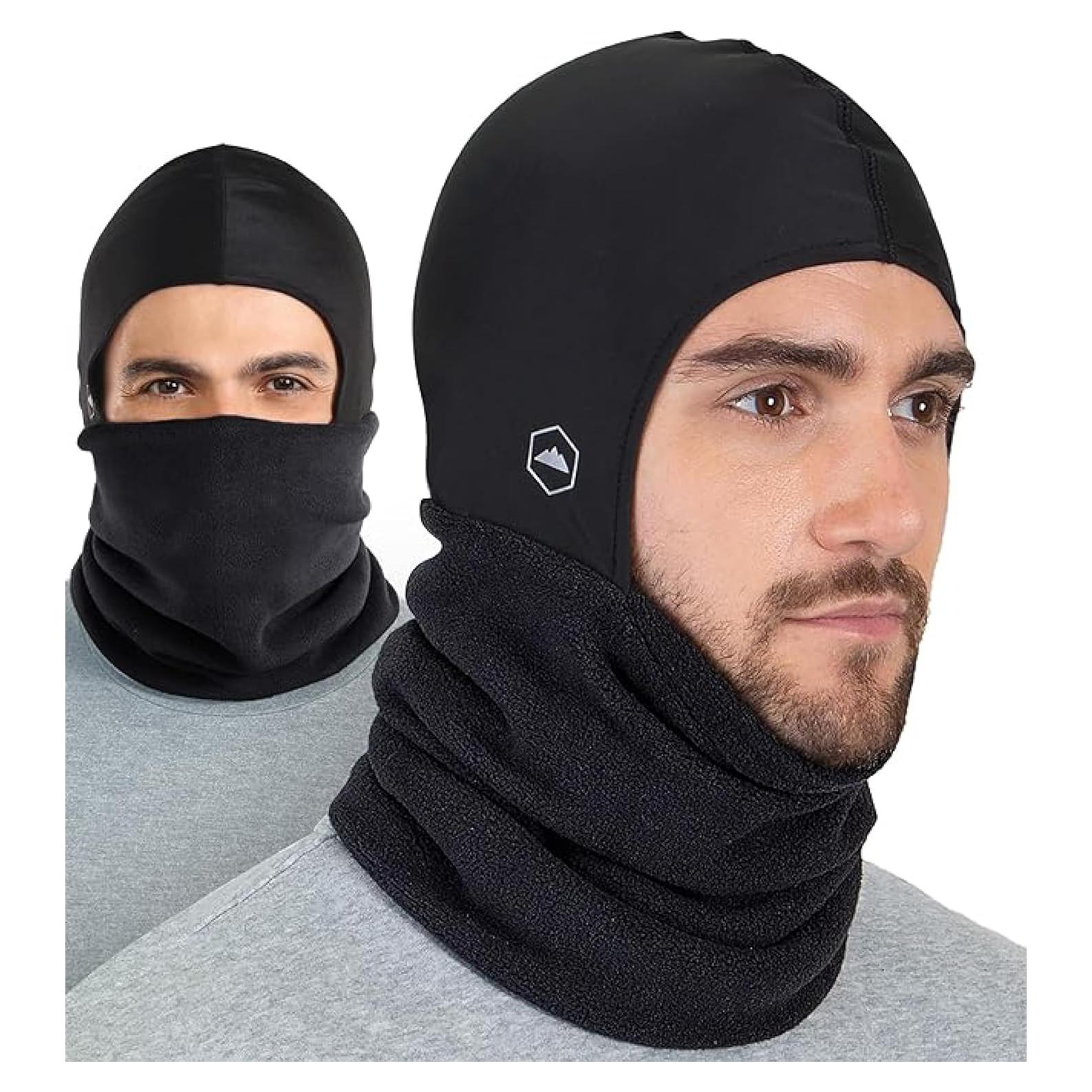 Calentador de Cuello Balaclava Tough - Forro Polar Negro