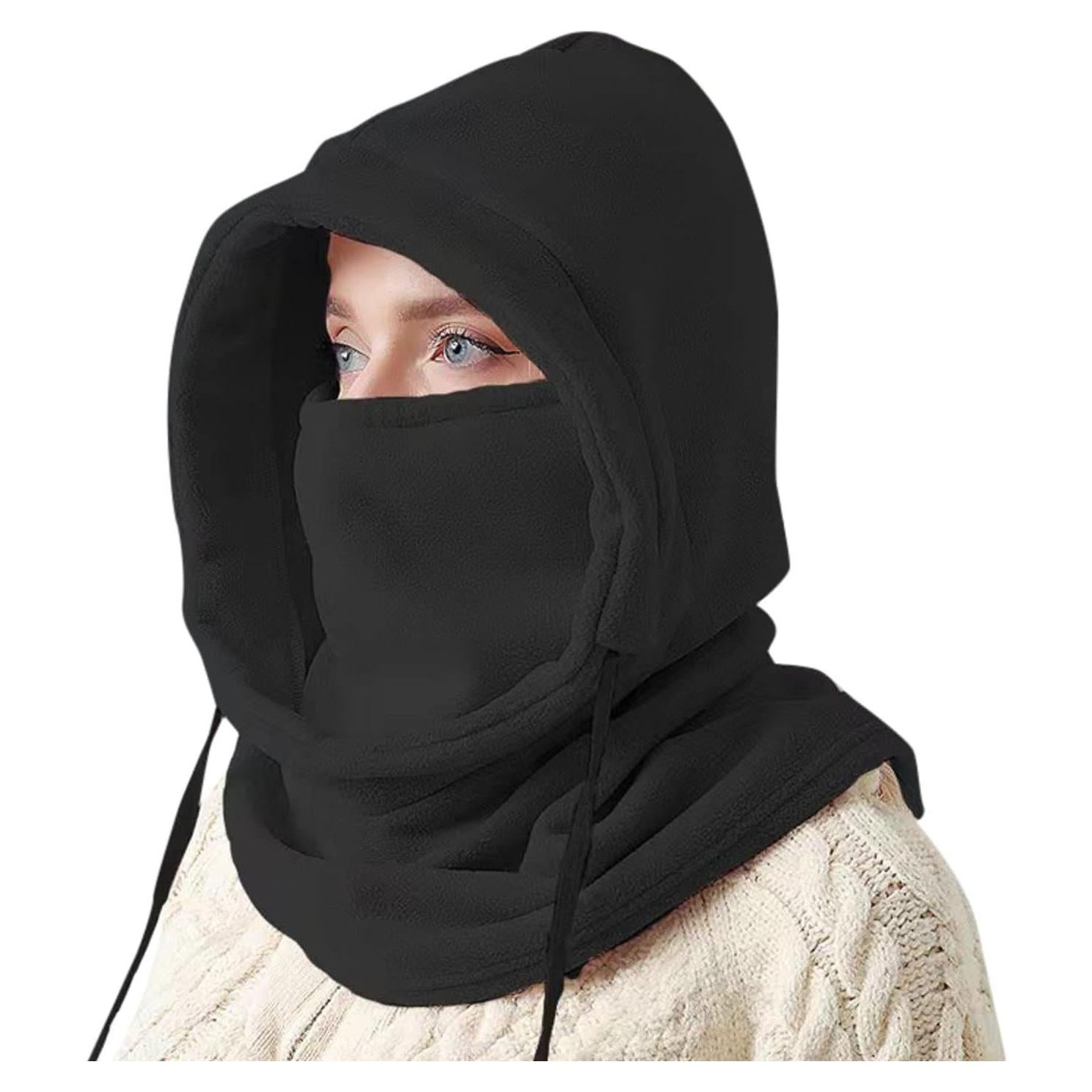Máscara Balaclava de Invierno Unisex Forro Polar A Prueba de Viento