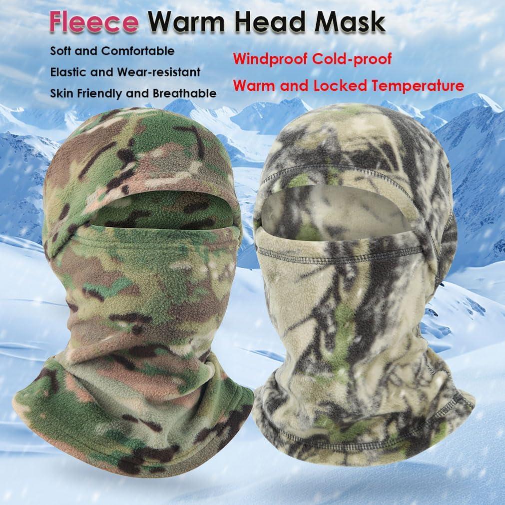 Pasamontañas de Forro Polar AILONSHAWN - Máscara Invierno Unisex