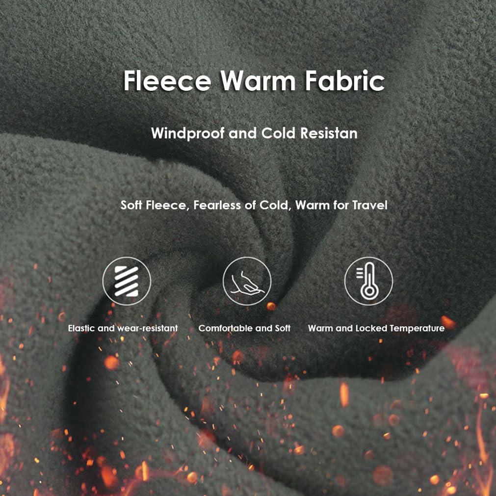 Pasamontañas de Forro Polar AILONSHAWN - Máscara Invierno Unisex