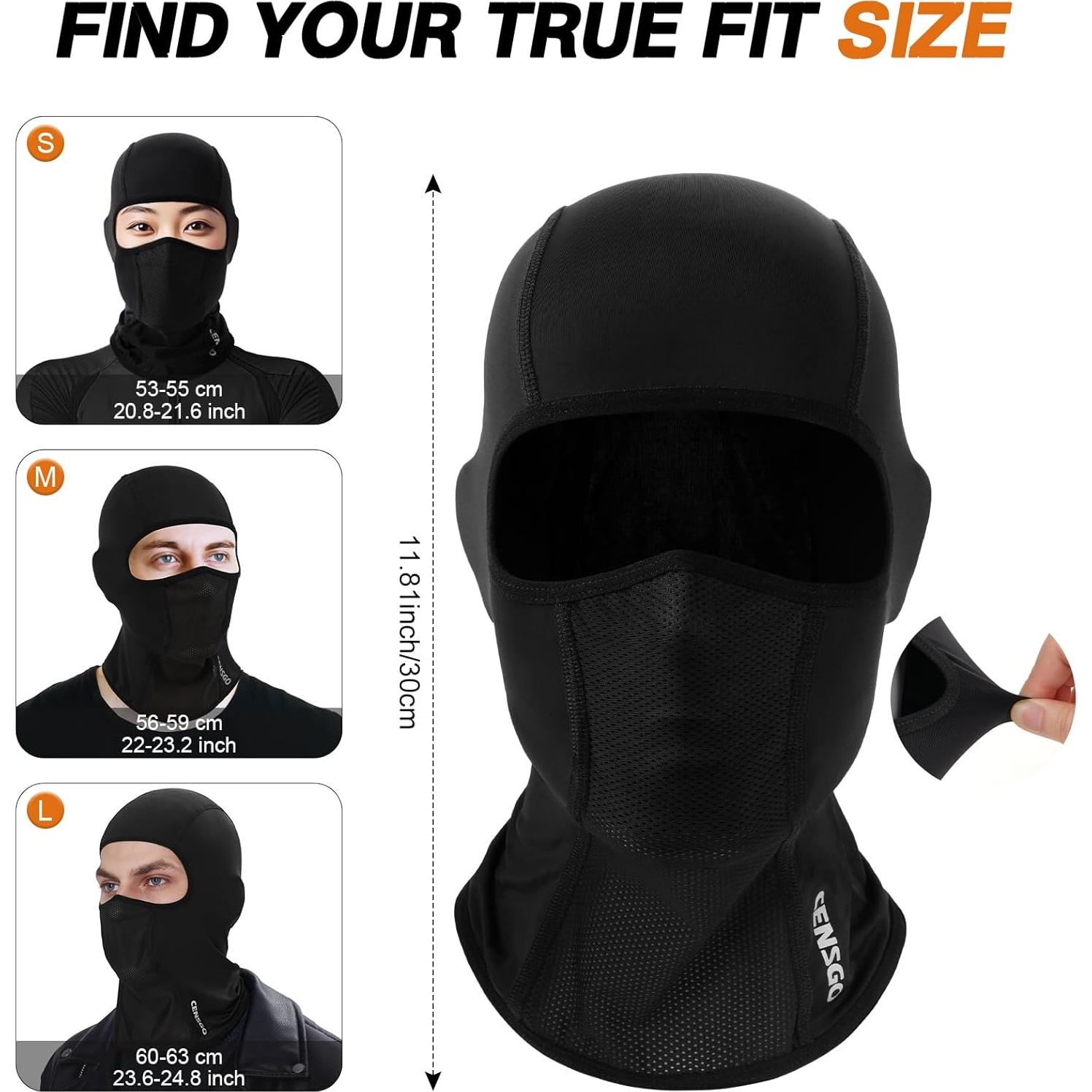 Balaclava de Enfriamiento CENSGO para Motocicleta - Unisex M