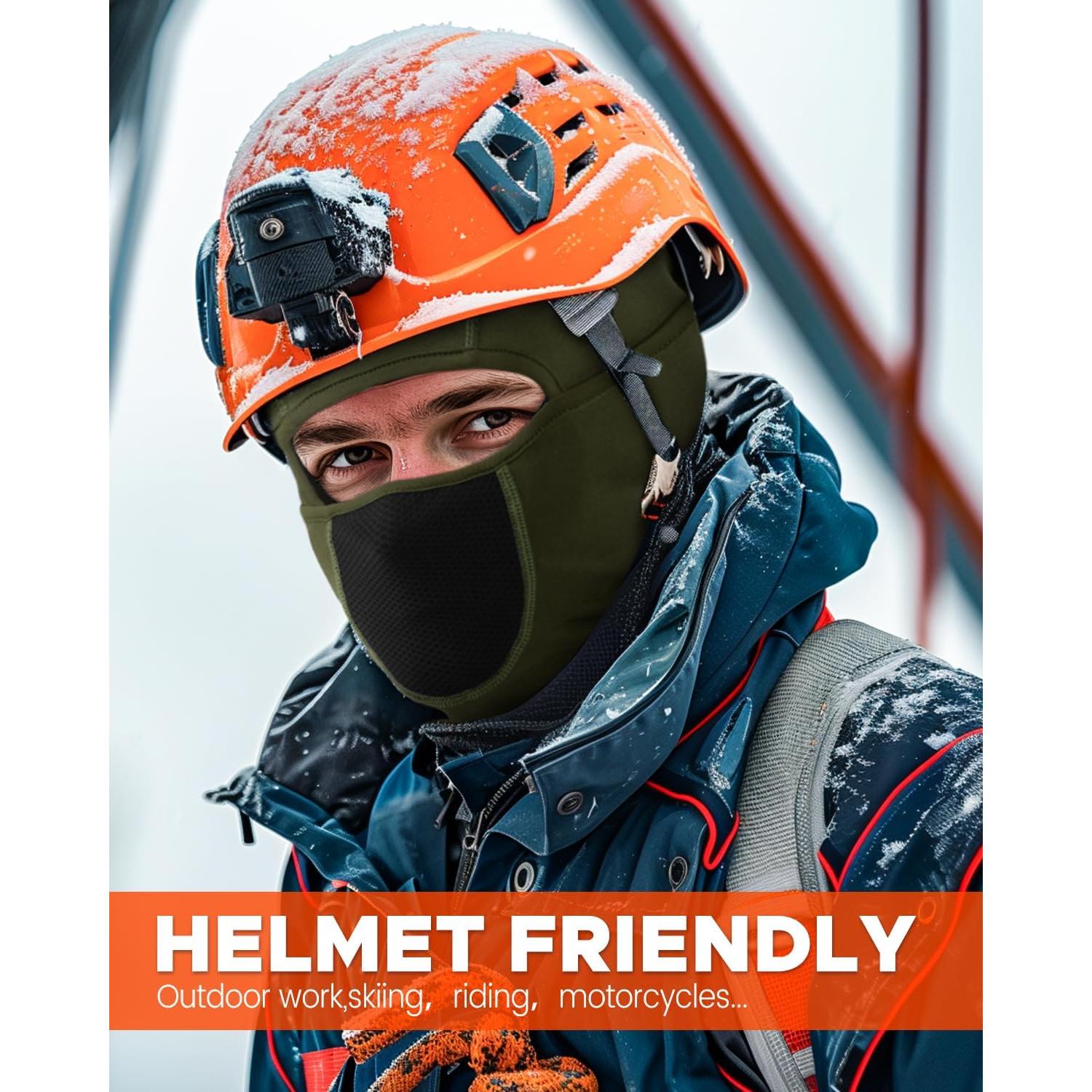 Máscara Balaclava Polar BEACE Unisex para Esquí y Frío