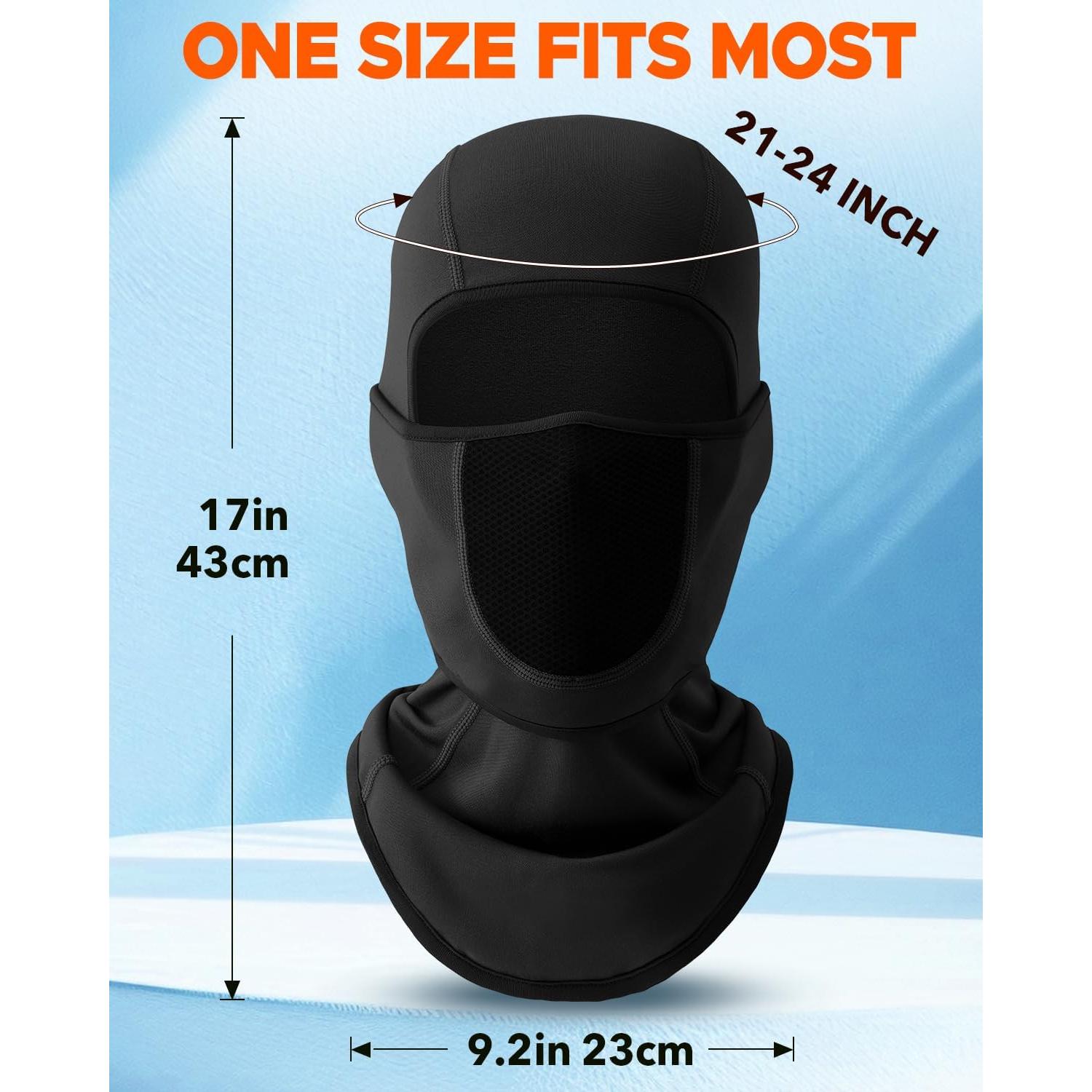 Máscara Balaclava Polar BEACE Unisex para Esquí y Frío