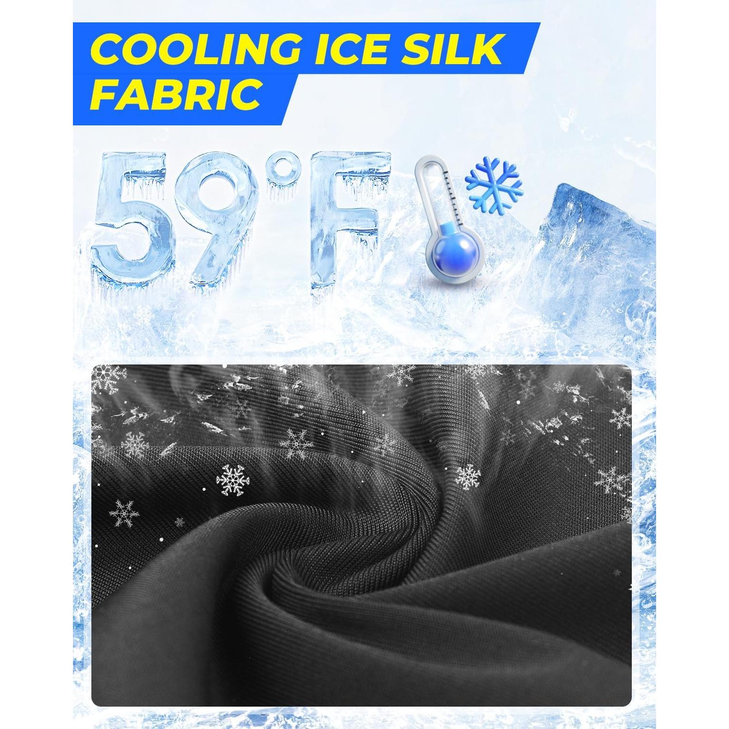 Balaclava Refrescante UV para Motocicleta y Esquí - Negra