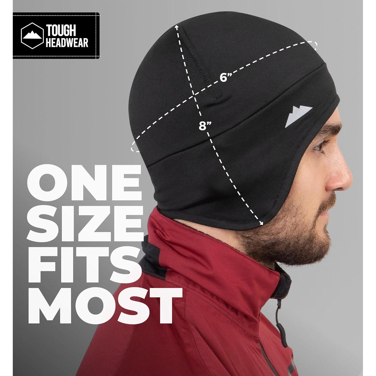 Gorro Térmico Tough Headwear para Casco - Invierno, Negro