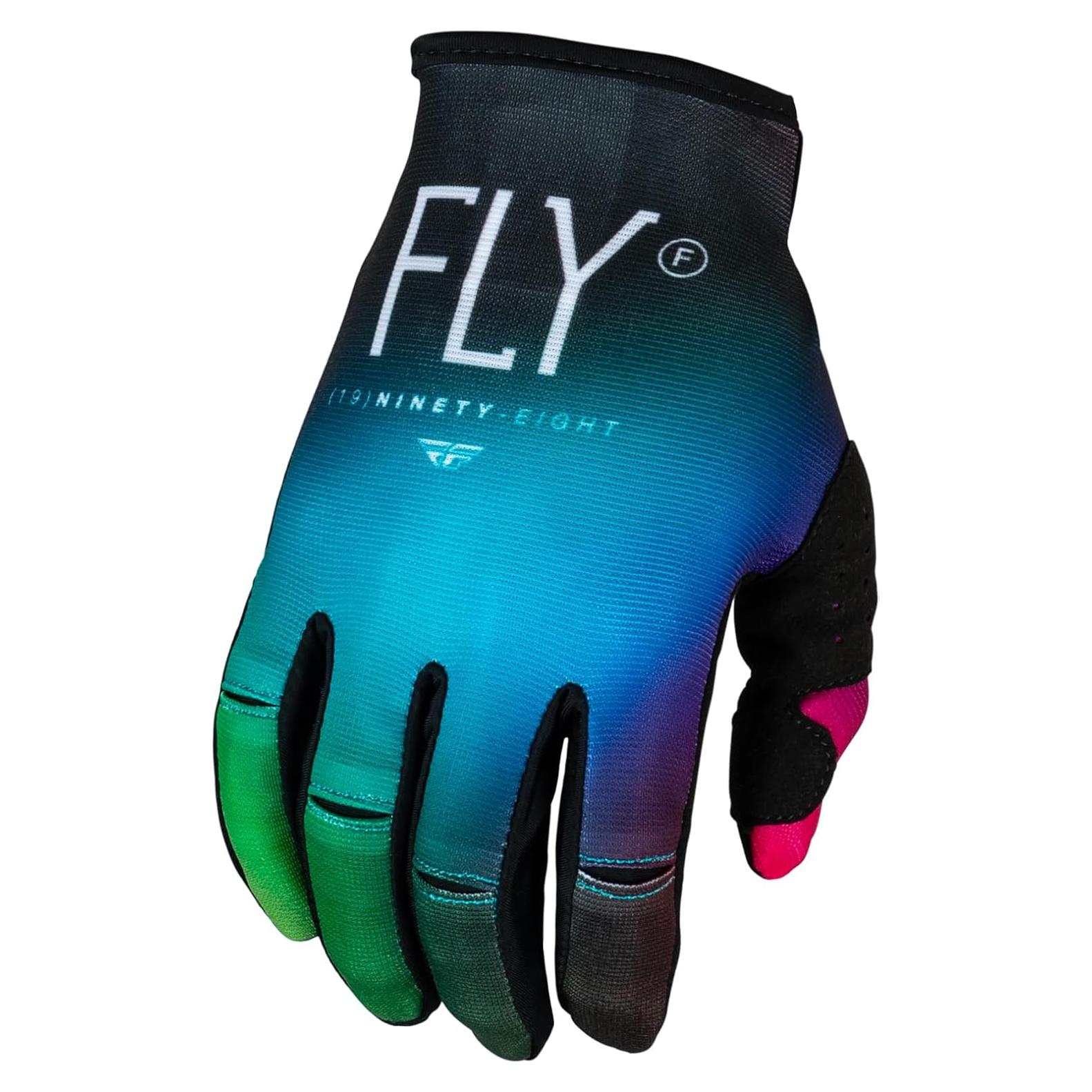 Guantes de Motocross Fly Racing Kinetic Prodigy Fucsia/Azul