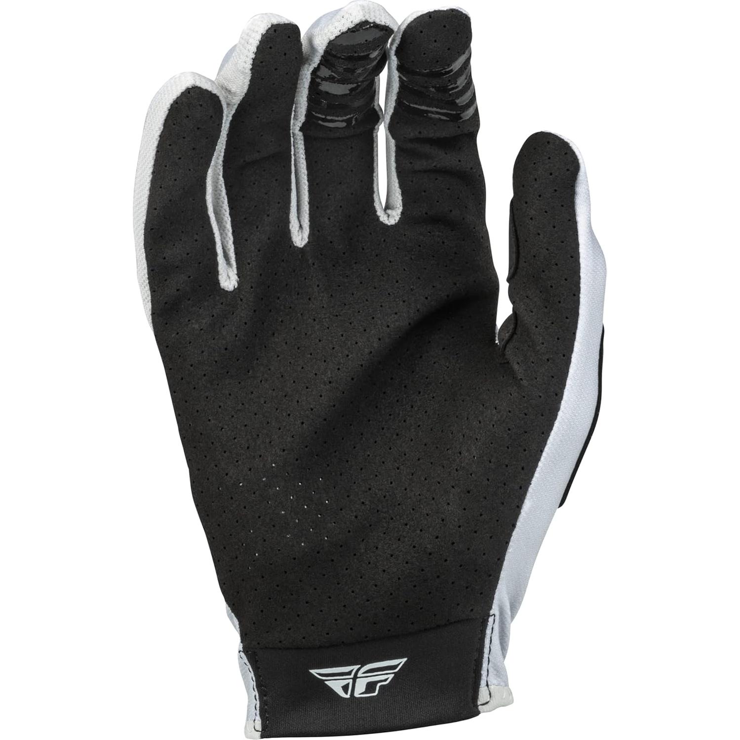 Guantes Lite Juveniles Fly Racing 2023 Gris/Azul Grande