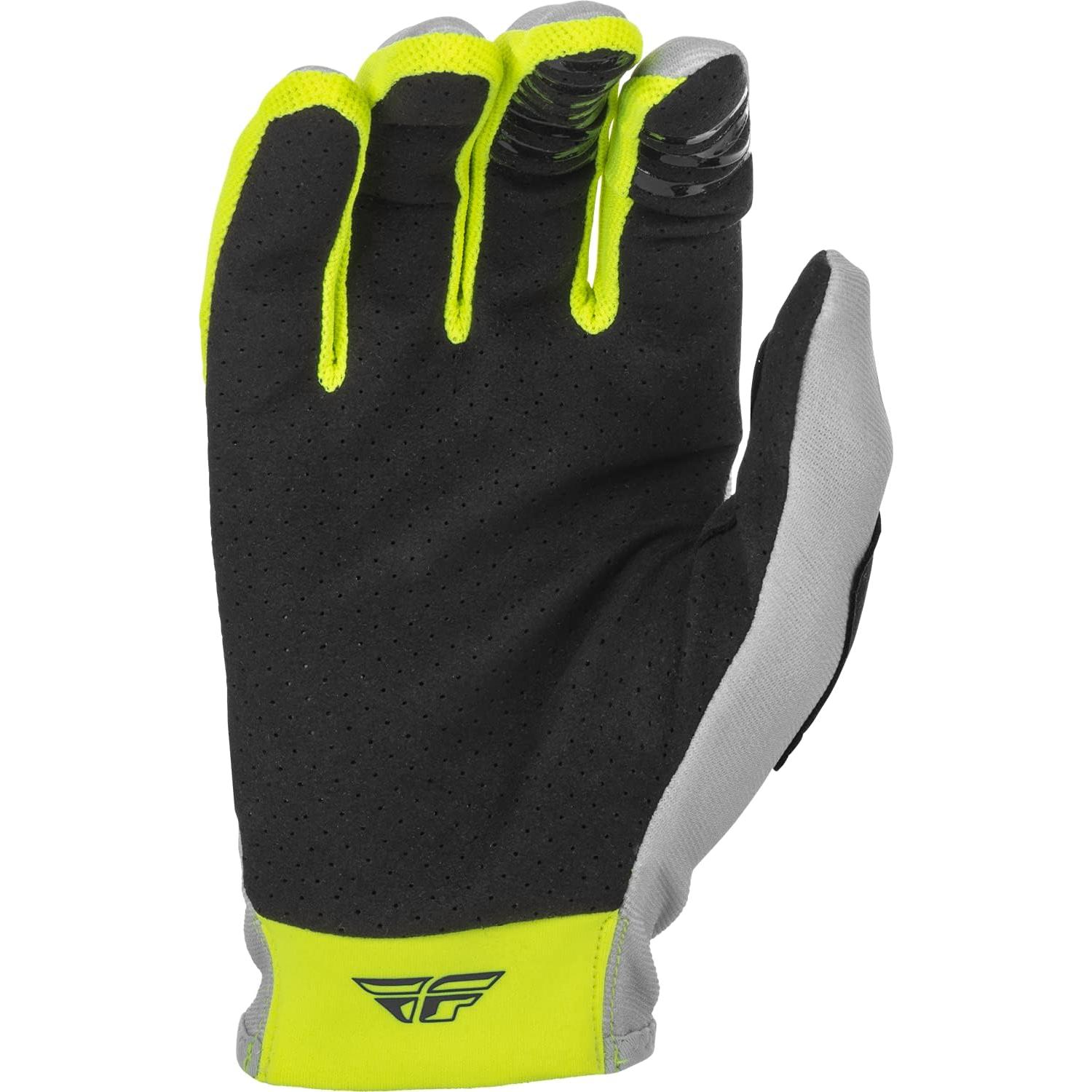 Guantes Juveniles Fly Racing Lite 2022 Gris/Teal/Hi-Vis