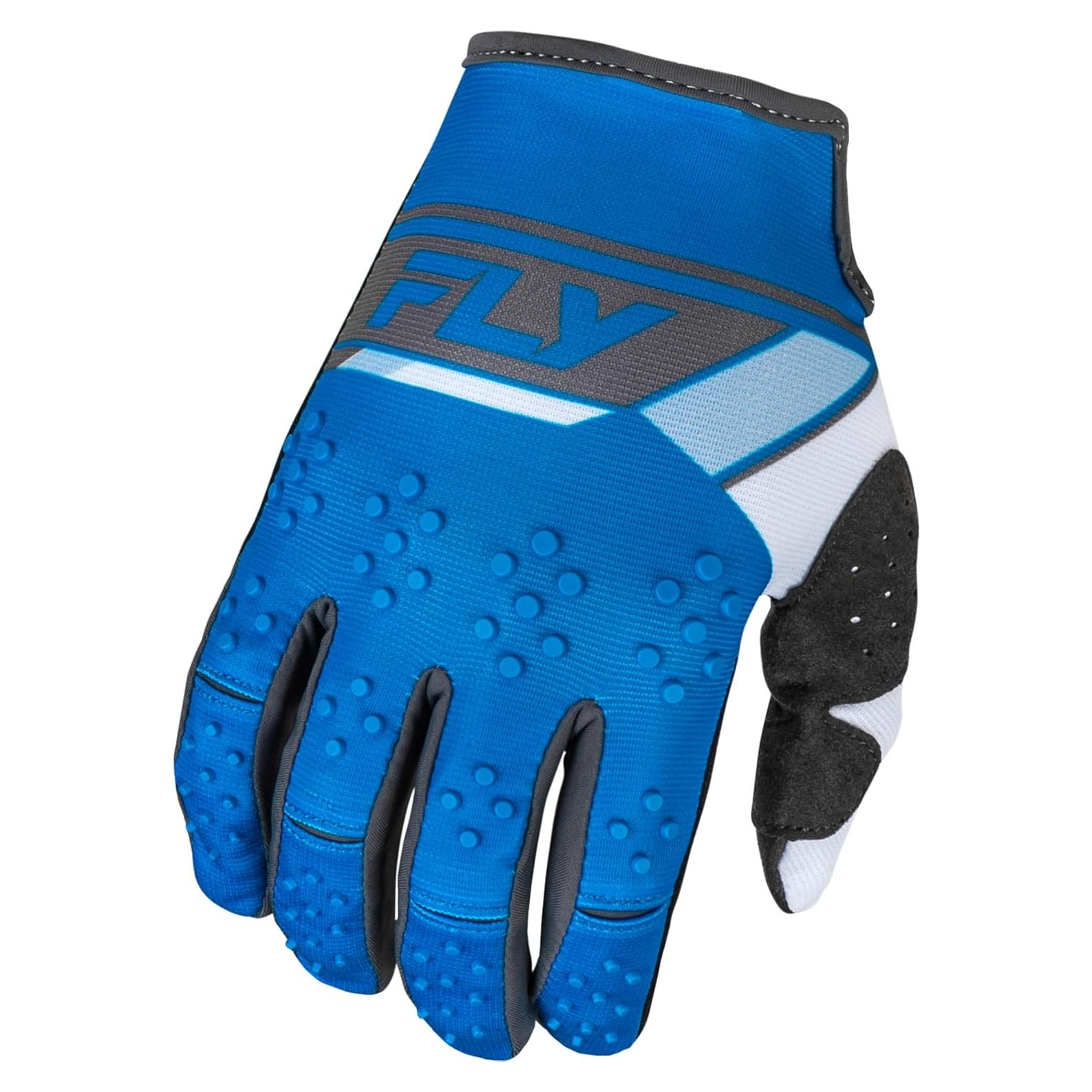 Guantes de Motocross Fly Racing Kinetic Prix Juvenil Mediano Azul