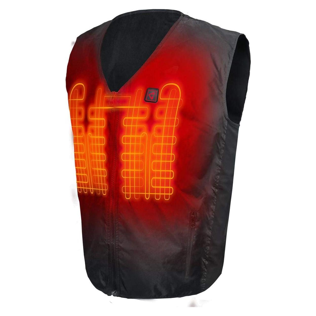 Chaleco Térmico Recargable Gerbing 7V Unisex Negro