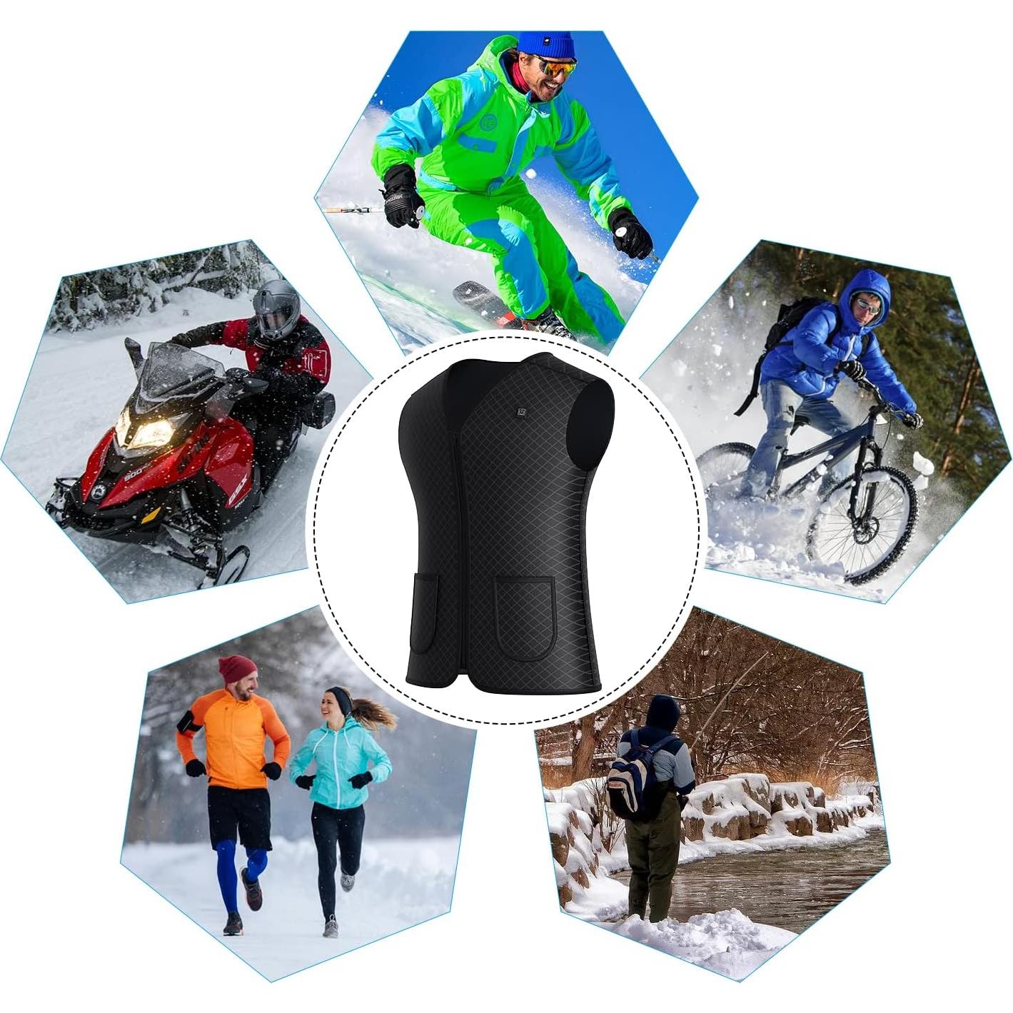 Chaleco Térmico Unisex Anbero con Batería 10000mAh