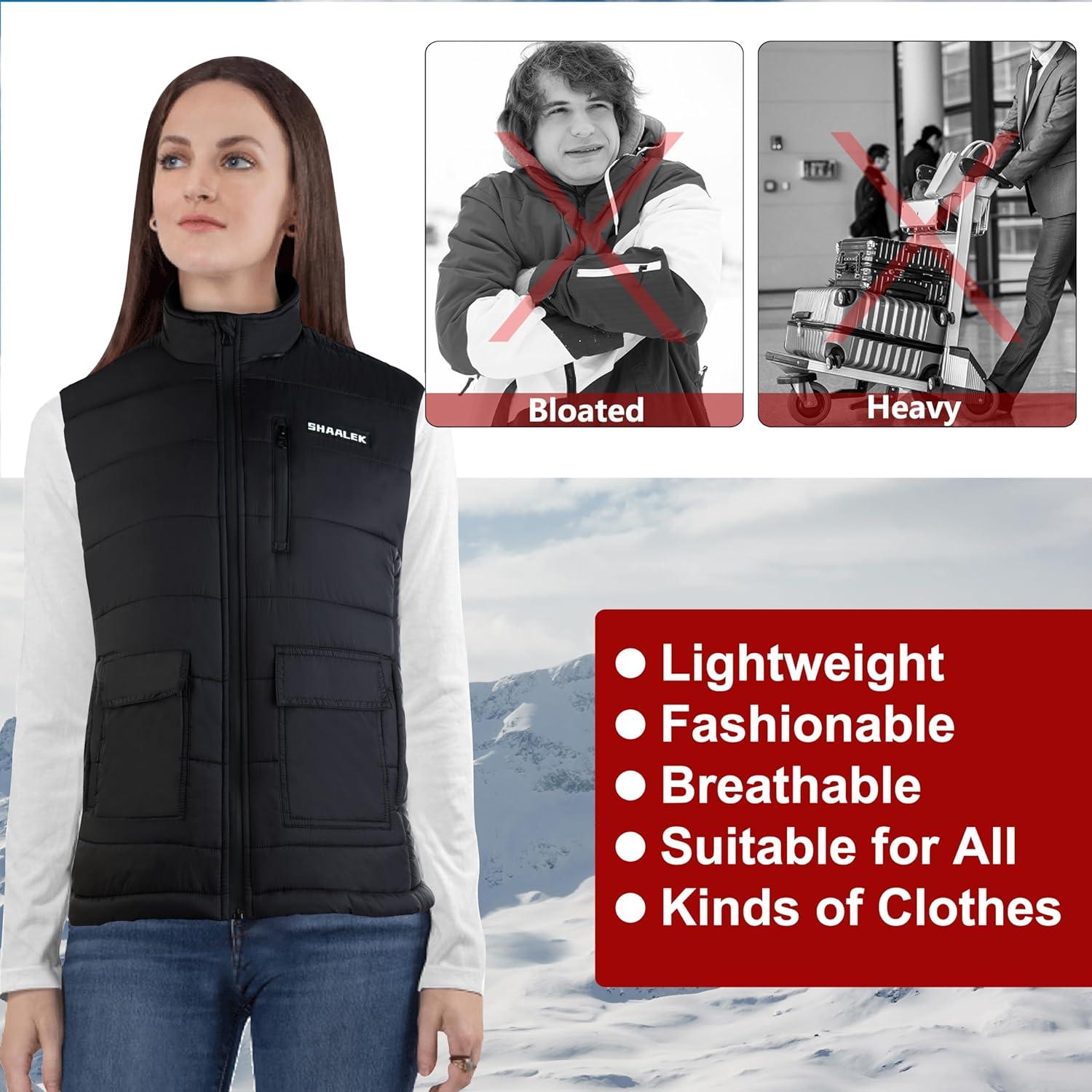 Chaleco Térmico Unisex CHAALEK con Batería 10000mAh