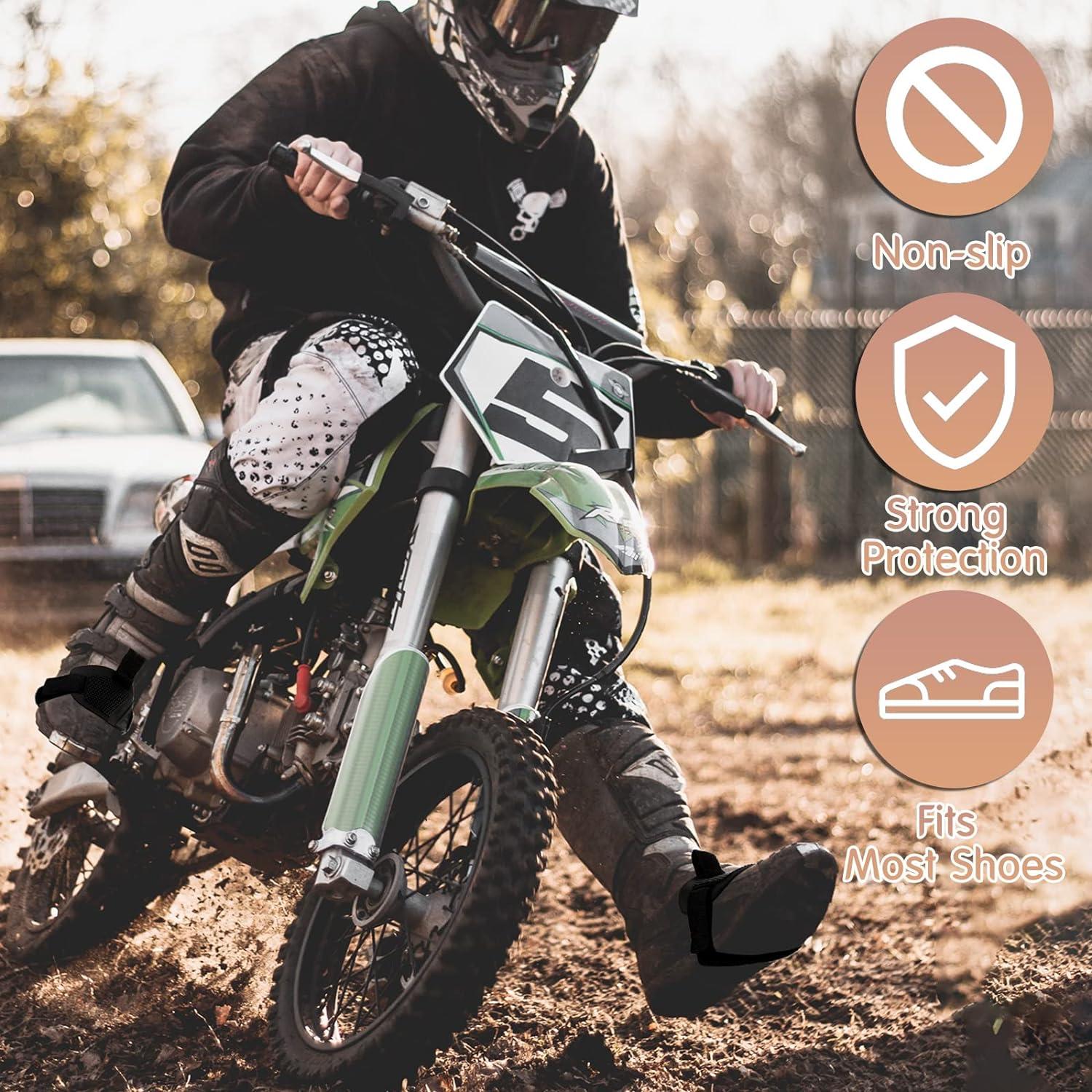 Cubiertas de Botas de Motocicleta Frienda - 4 Piezas Negras