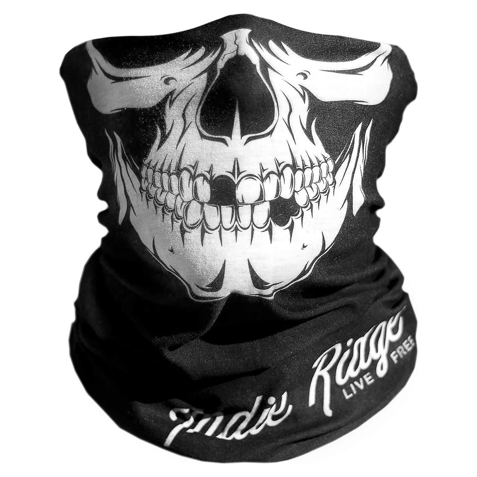 Máscara Facial de Motocicleta Indie Ridge Skull - Invierno