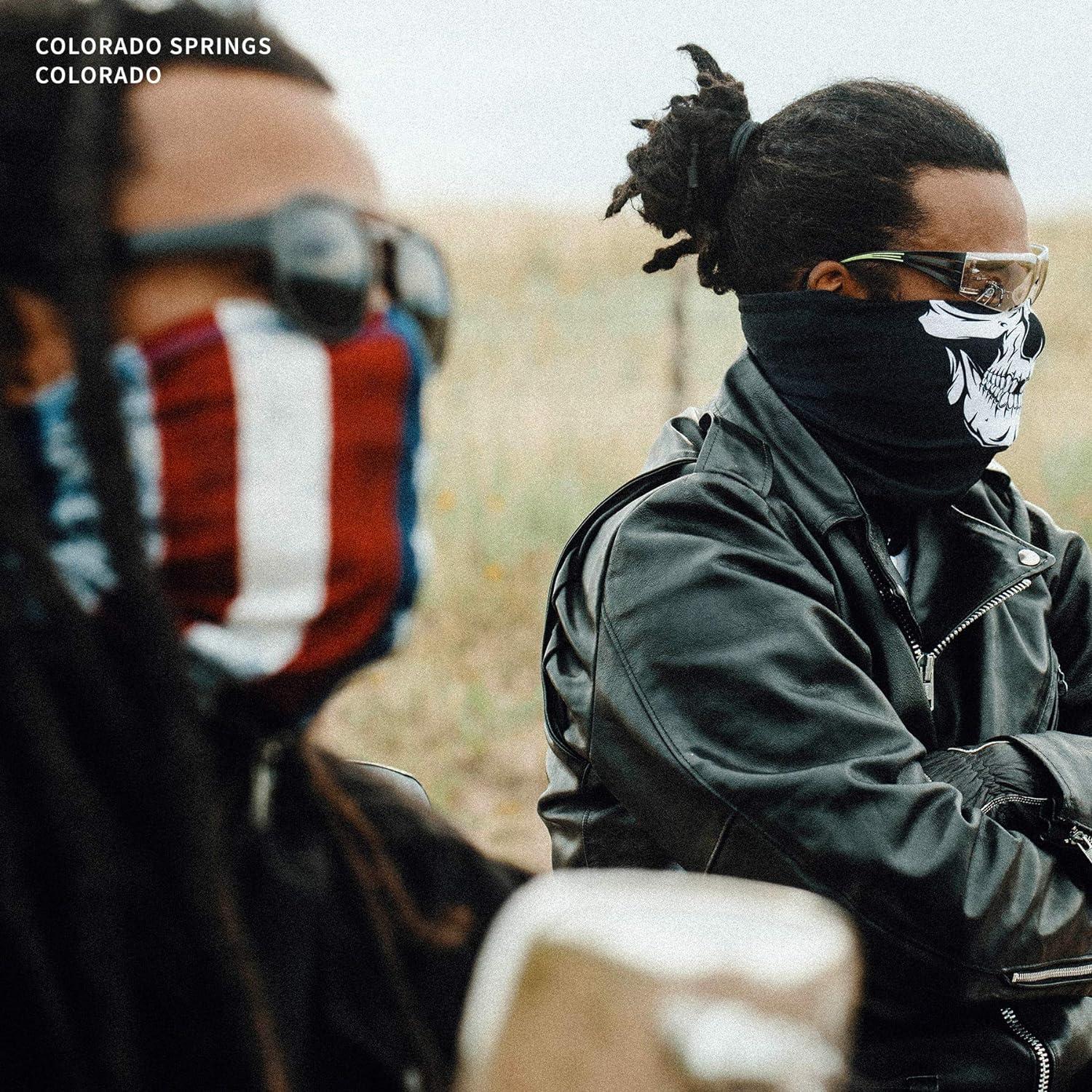 Máscara Facial de Motocicleta Indie Ridge Skull - Invierno