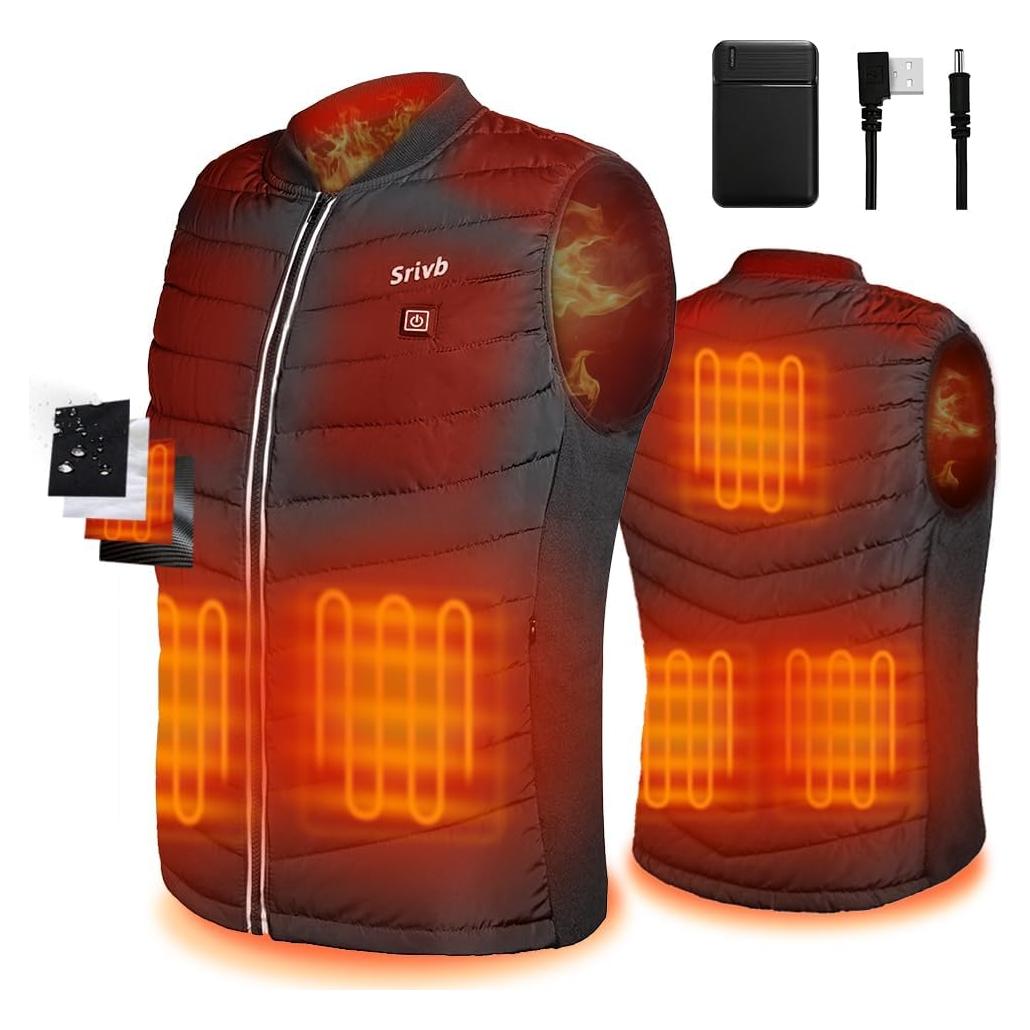 Chaleco Calentado Unisex Dongguan T43 USB 10000mAh