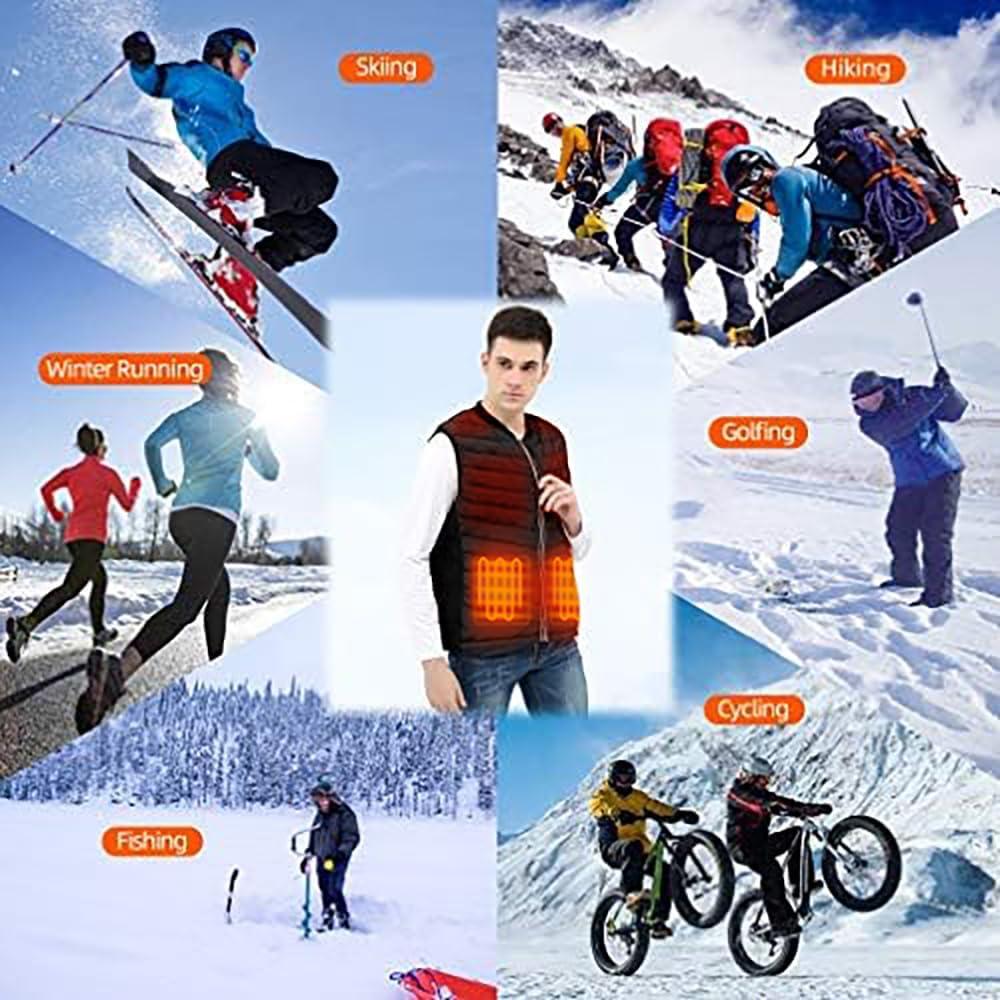 Chaleco Calentado Unisex Dongguan T43 USB 10000mAh