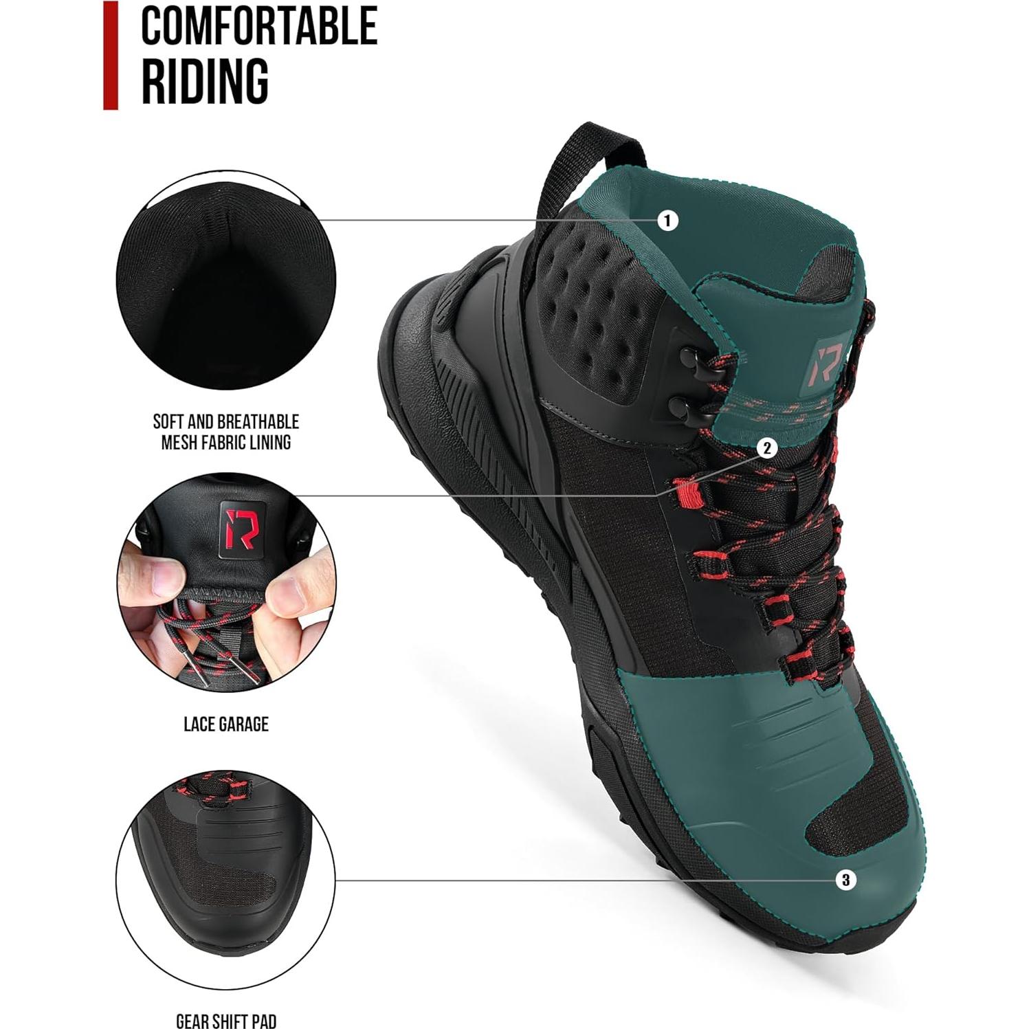 Botas de Motocicleta IRON JIA'S Ms6005 Impermeables 10.5