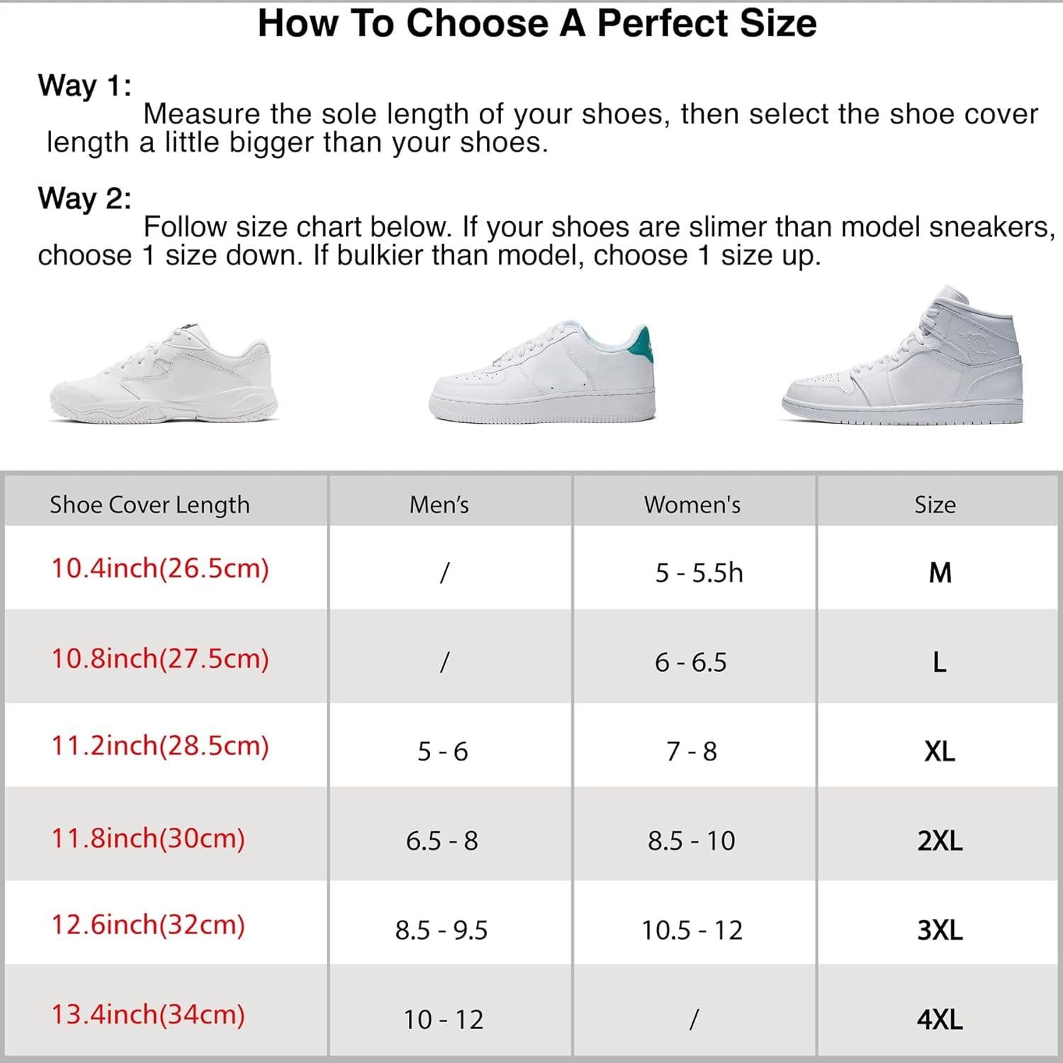 Cubiertas de Zapatos Impermeables Life-C 3XL para Lluvia y Nieve