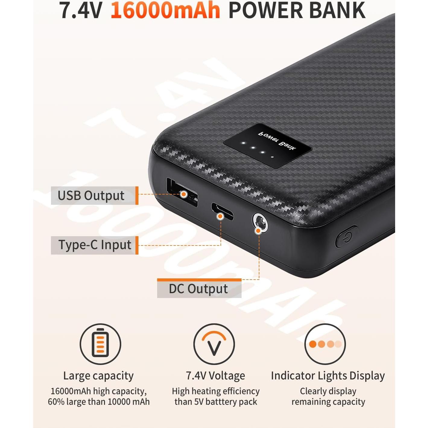 Chaleco Calentado Inteligente Unisex Goodiss GD-P32+ 16000mAh