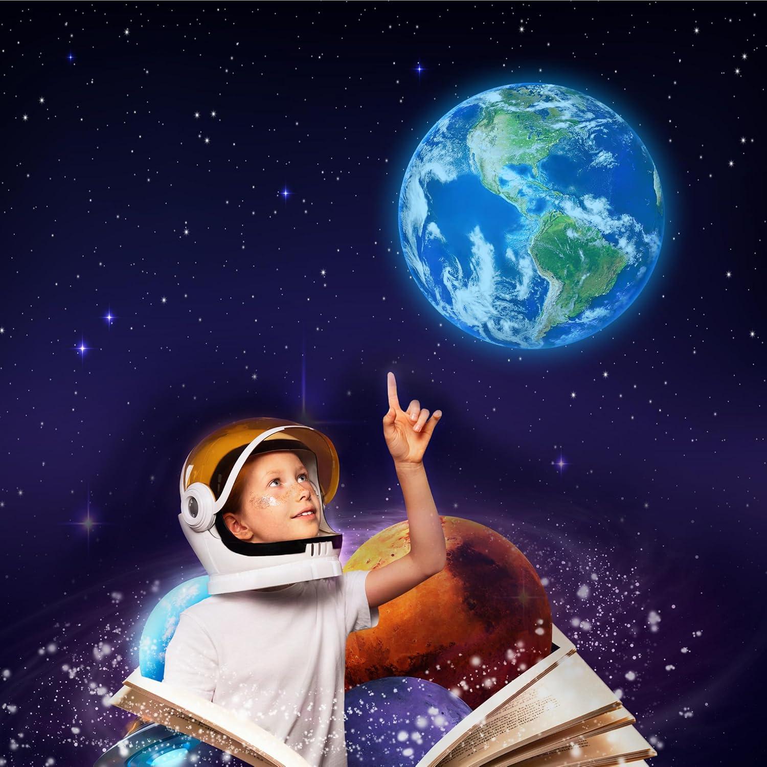 Calcomanía Luminiscente Tierra Azul Robmoda 20.32 cm