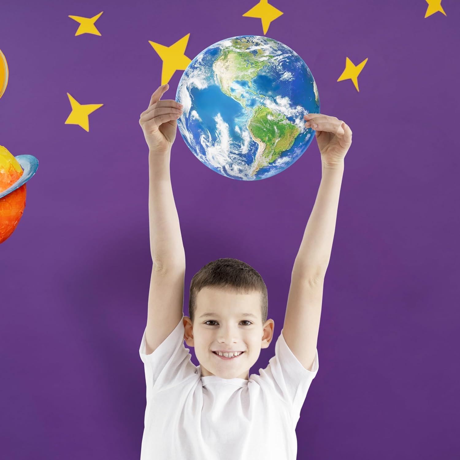 Calcomanía Luminiscente Tierra Azul Robmoda 20.32 cm