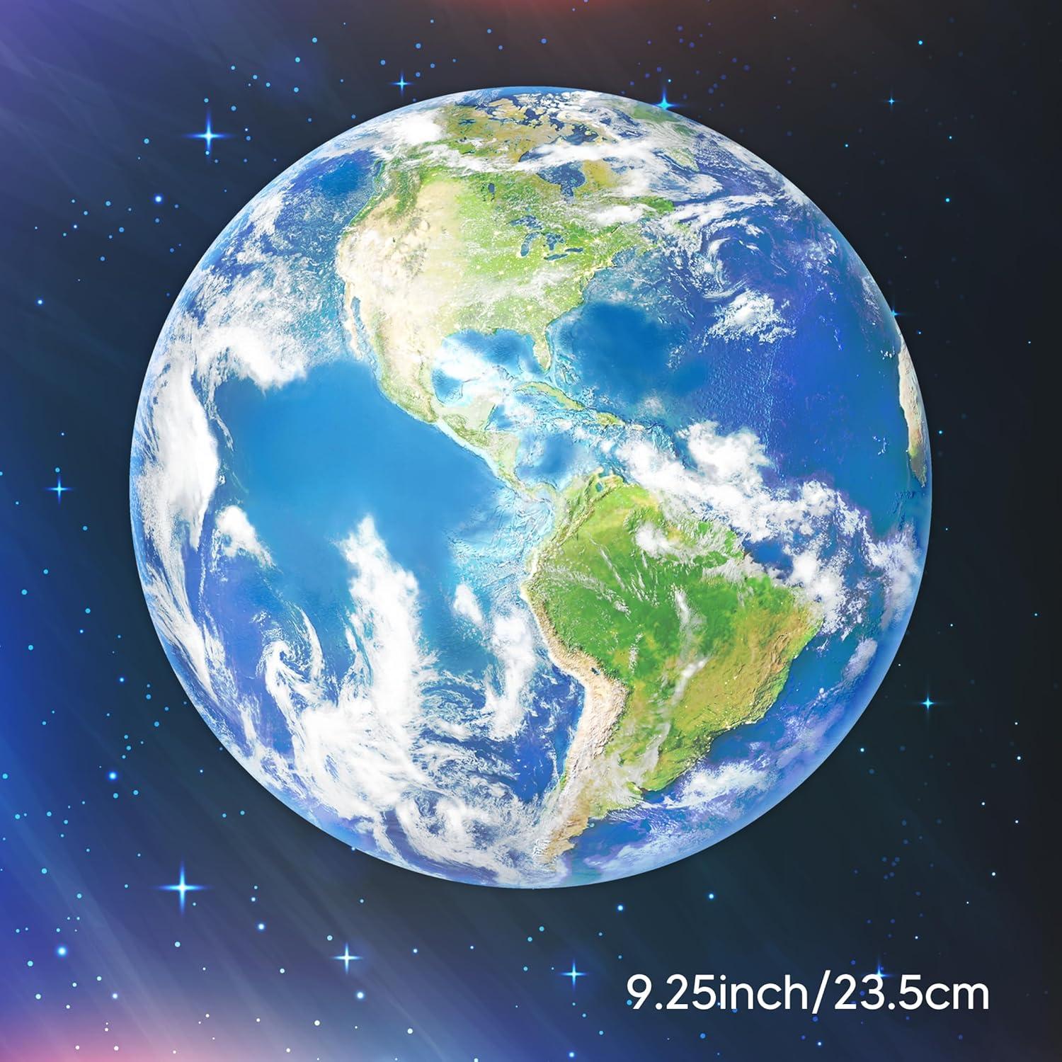 Calcomanía Luminiscente Tierra Azul Robmoda 20.32 cm