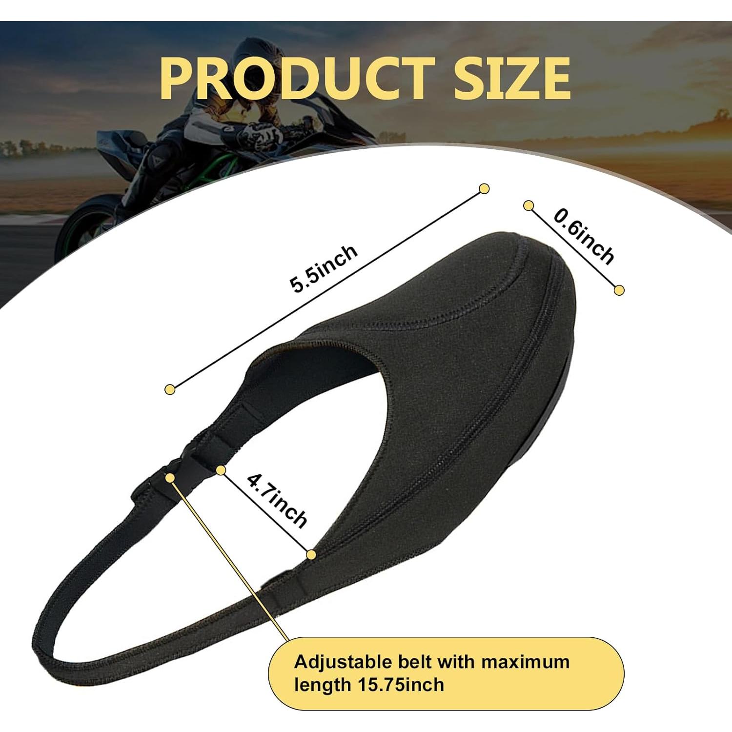 Cubierta de Zapato para Cambio de Motocicleta DYEKNEE Negra