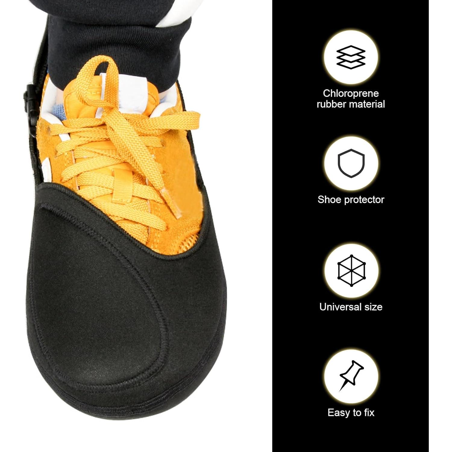 Cubierta de Zapato para Cambio de Motocicleta DYEKNEE Negra