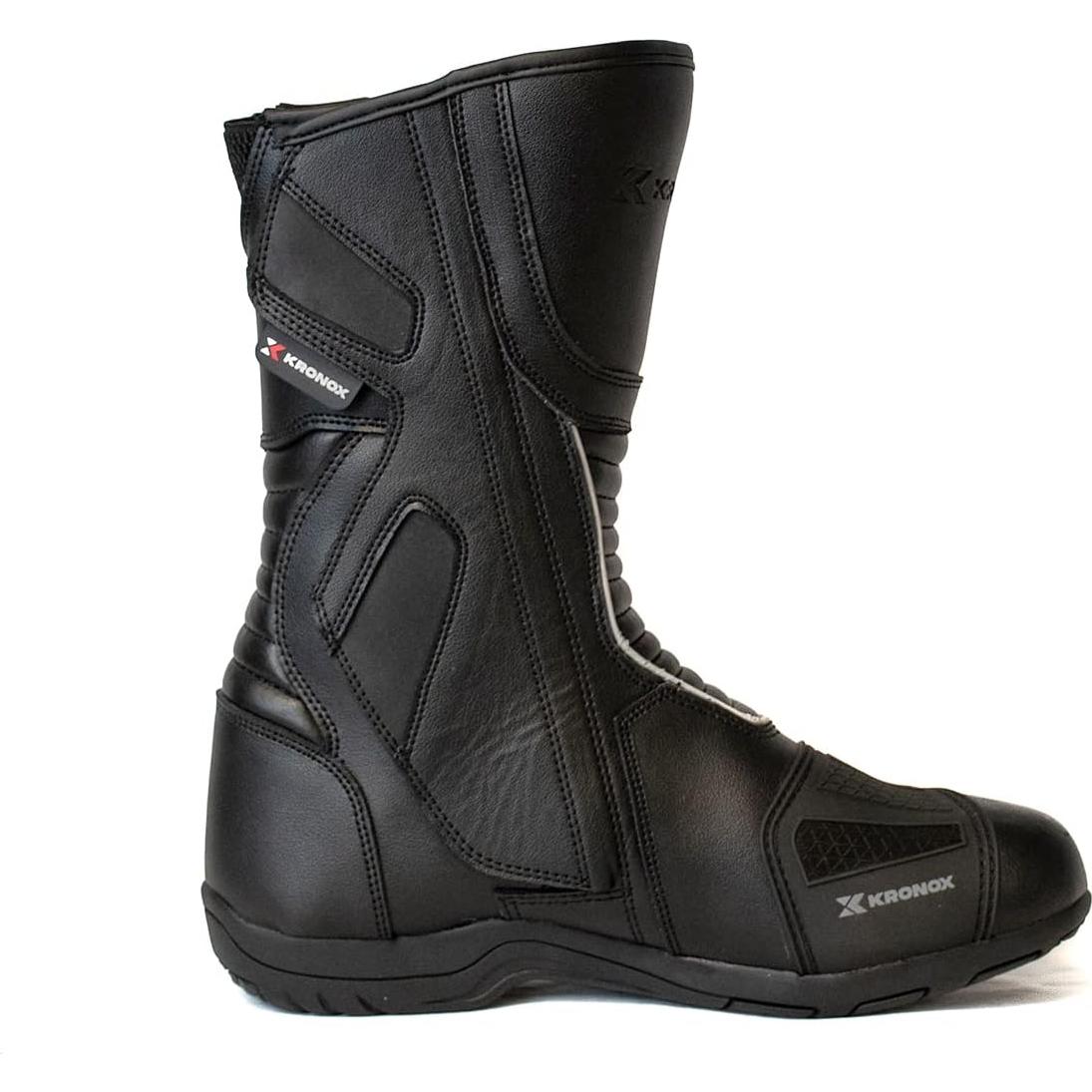 Botas de Motocicleta KRONOX Lanin para Hombre y Mujer - Antideslizantes y Reflectantes