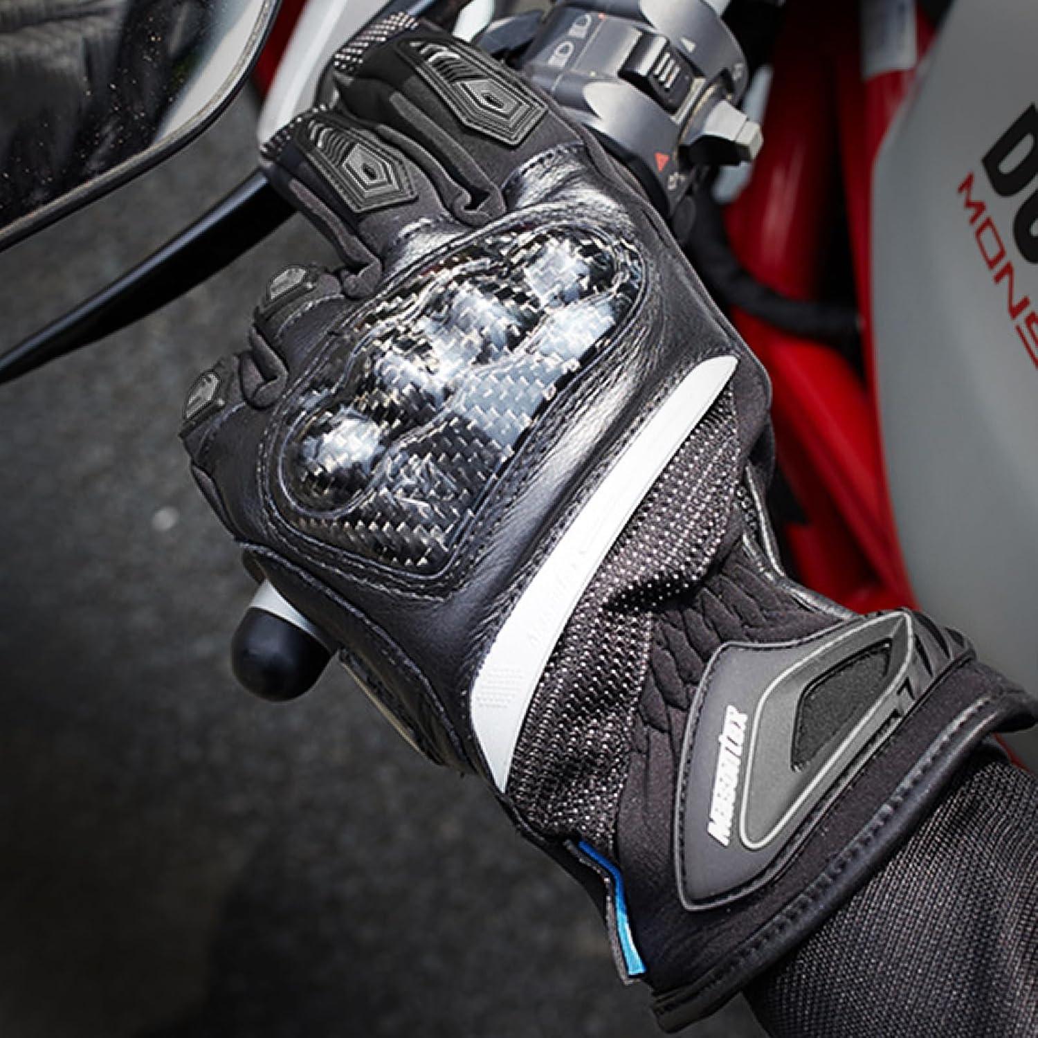 Guantes de Motocicleta Masontex XL Impermeables Táctiles Negro