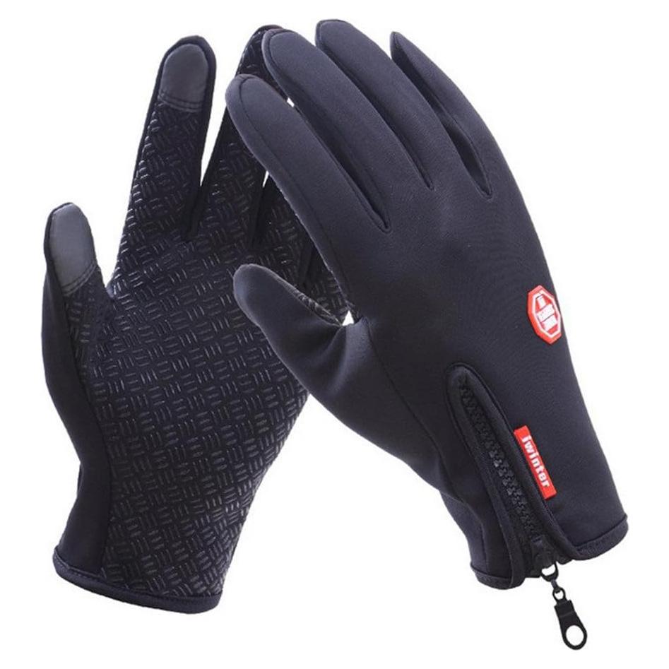 Guantes de Ciclismo Impermeables HKXY Térmicos con Pantalla Táctil