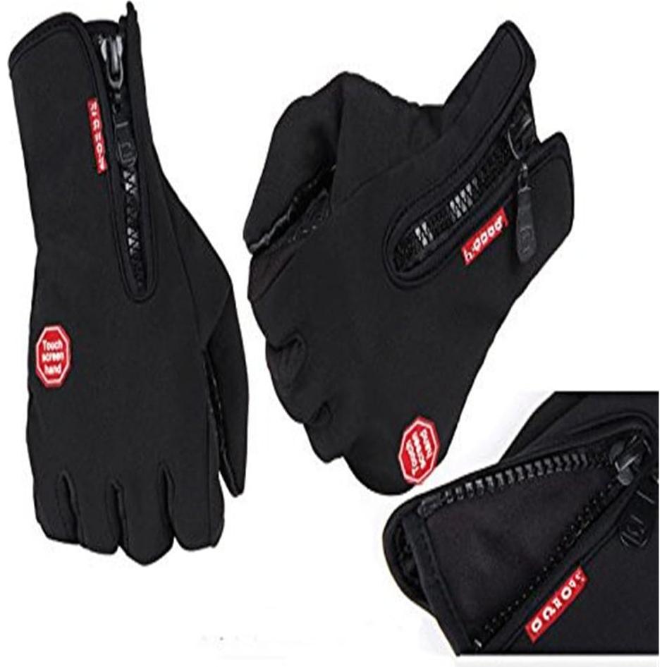 Guantes de Ciclismo Impermeables HKXY Térmicos con Pantalla Táctil