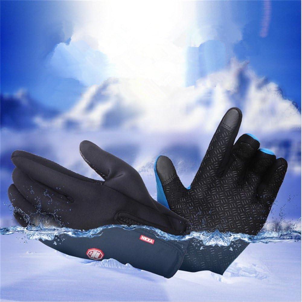Guantes de Ciclismo Impermeables HKXY Térmicos con Pantalla Táctil