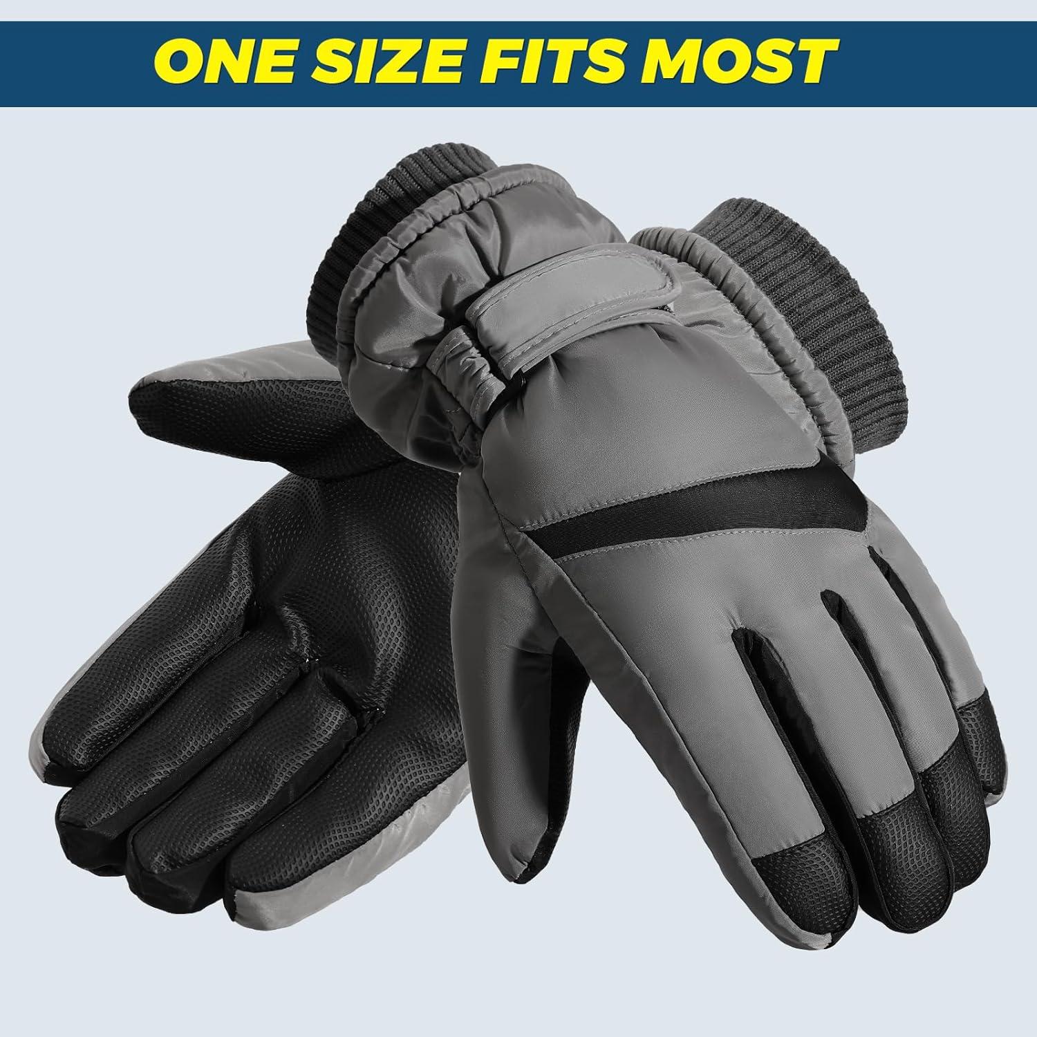 Guantes de Esquí Pleneal Unisex Impermeables Térmicos 0.2kg