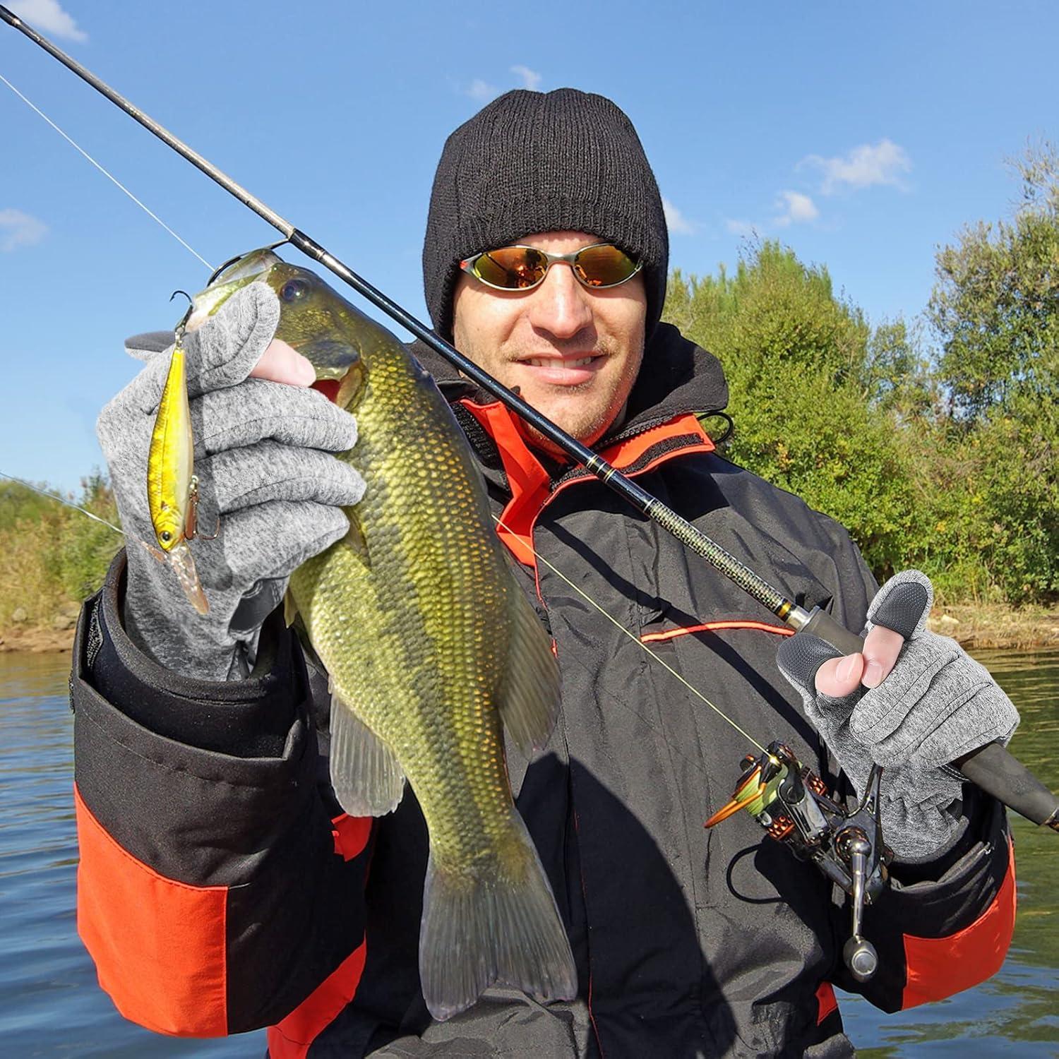 Guantes Sin Dedos Impermeables Bencailor para Hombre - 2 Pares