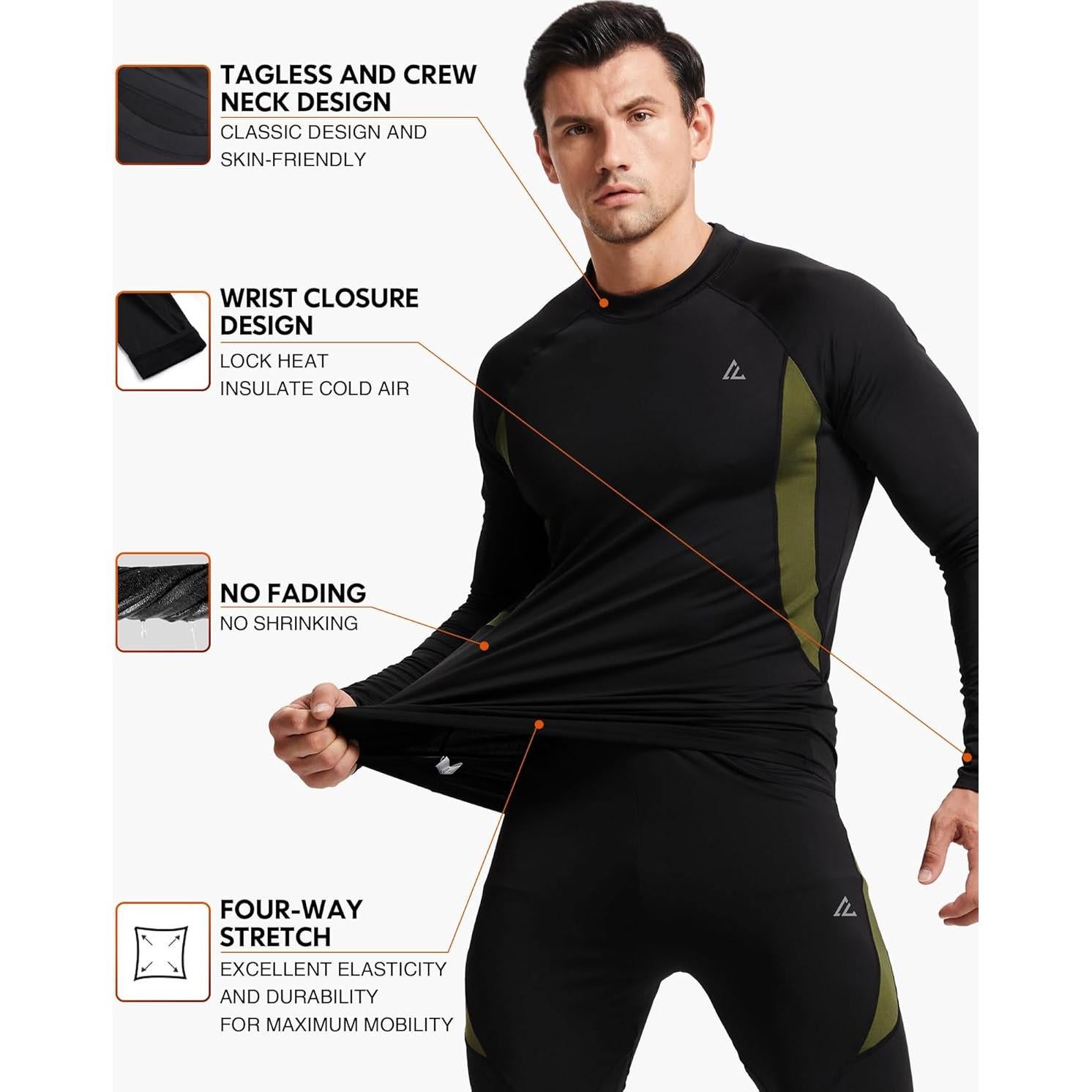 Conjunto de Ropa Interior Térmica CL Convallaria Hombre Grande