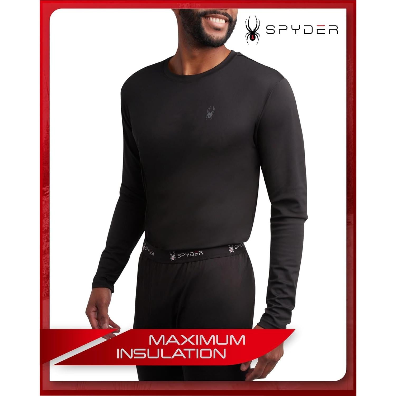 Conjunto Térmico para Hombre Spyder - 2 Piezas, Forro Polar